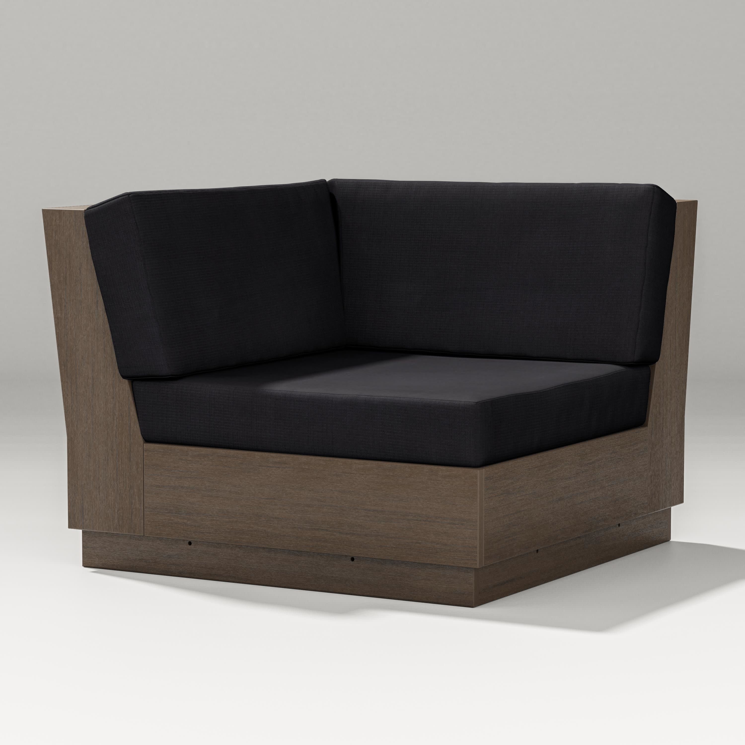 Elevate Modular Corner Chair in Kona / Midnight Linen