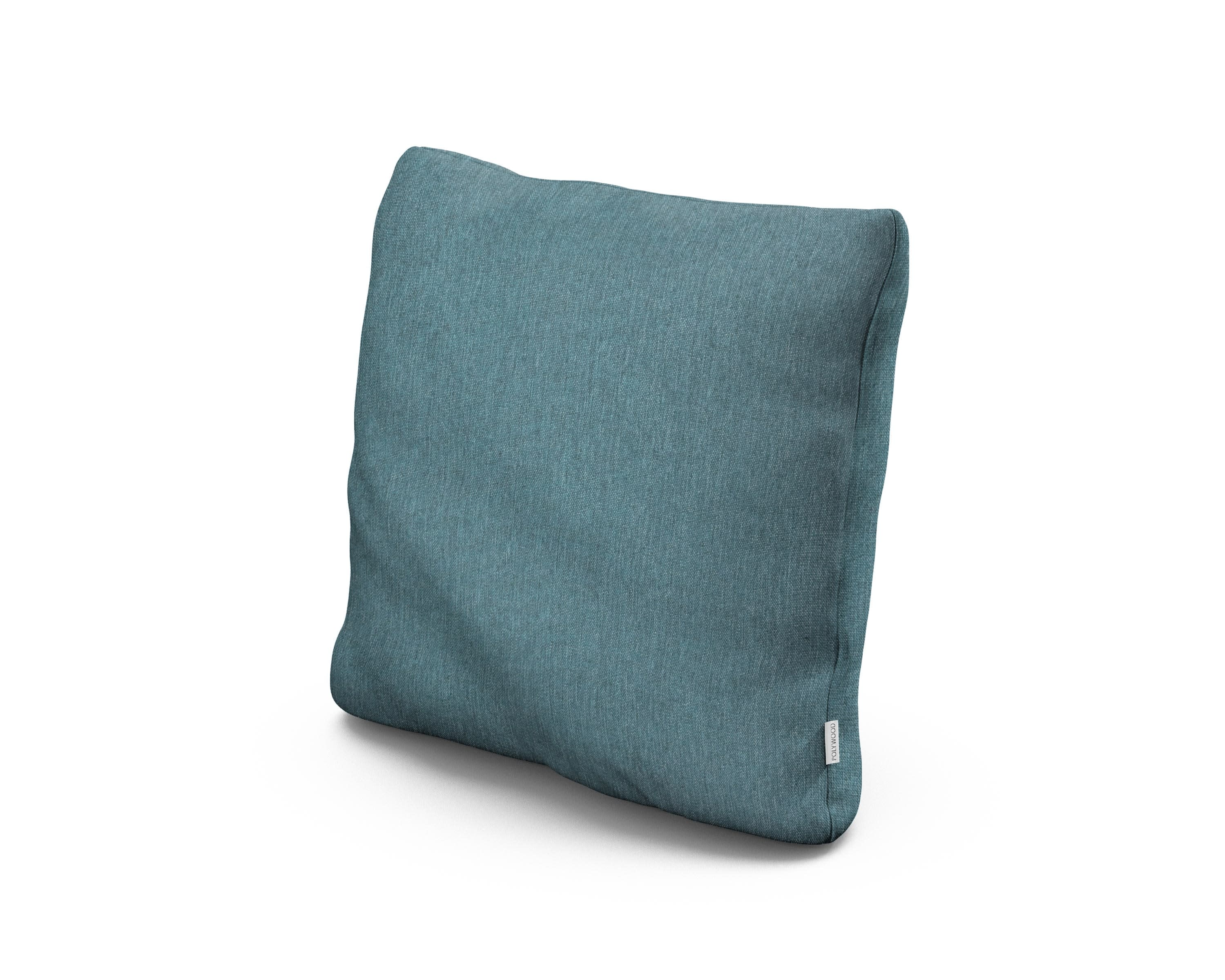 18" Outdoor Throw Pillow in Ocean Teal