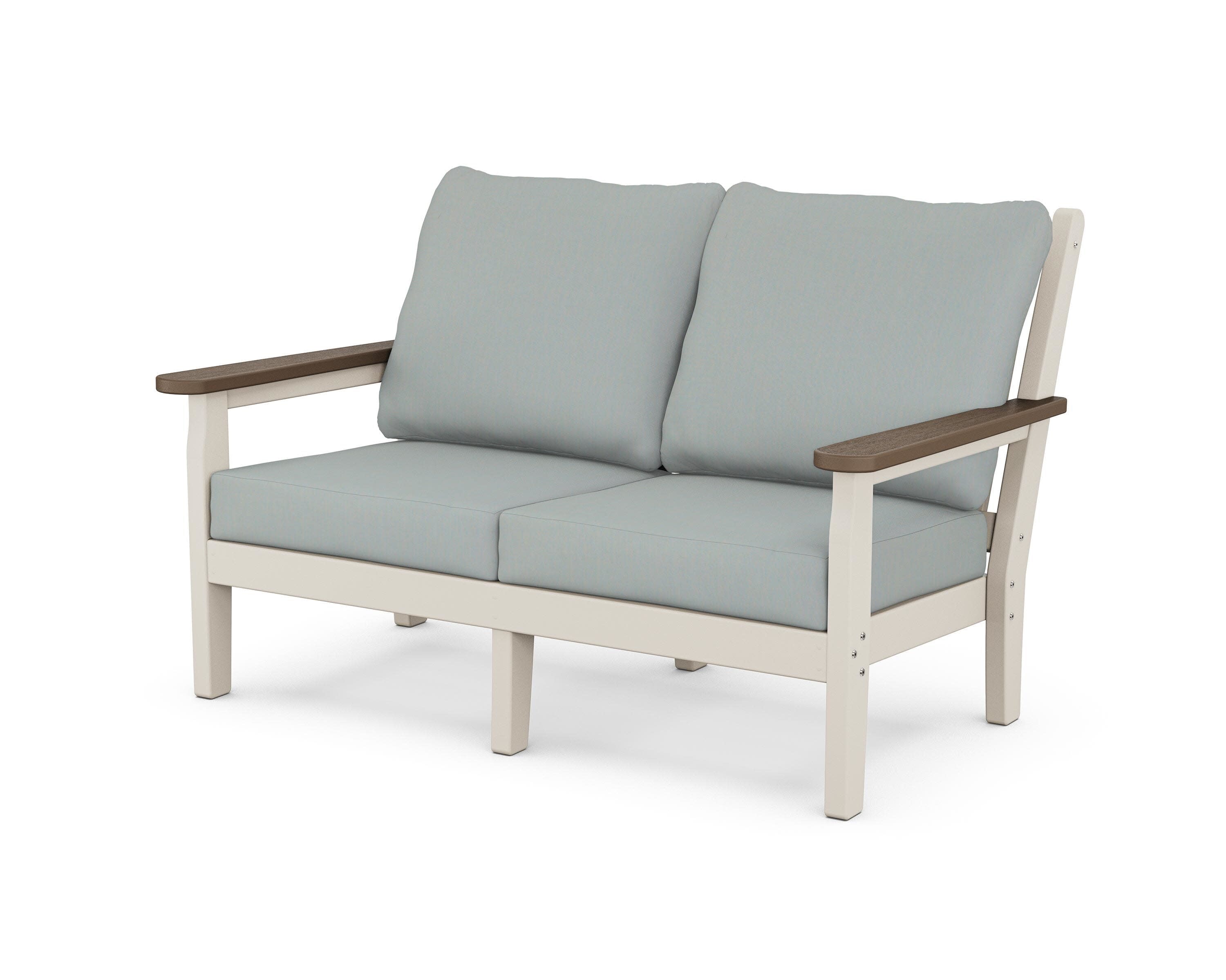 Chippendale Deep Seating Loveseat in Sand / Kona / Spa