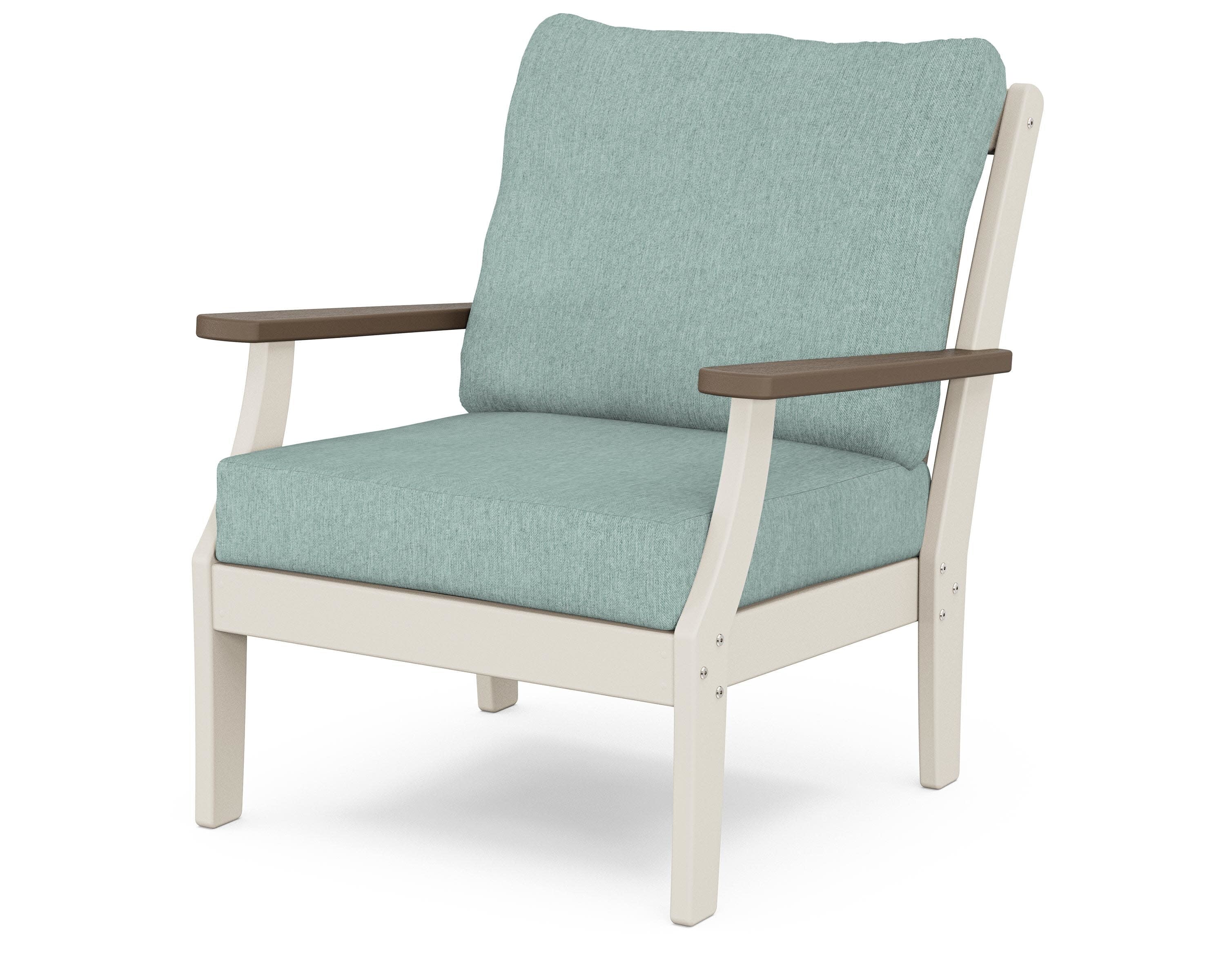 Braxton Deep Seating Chair in Sand / Kona / Glacier Spa