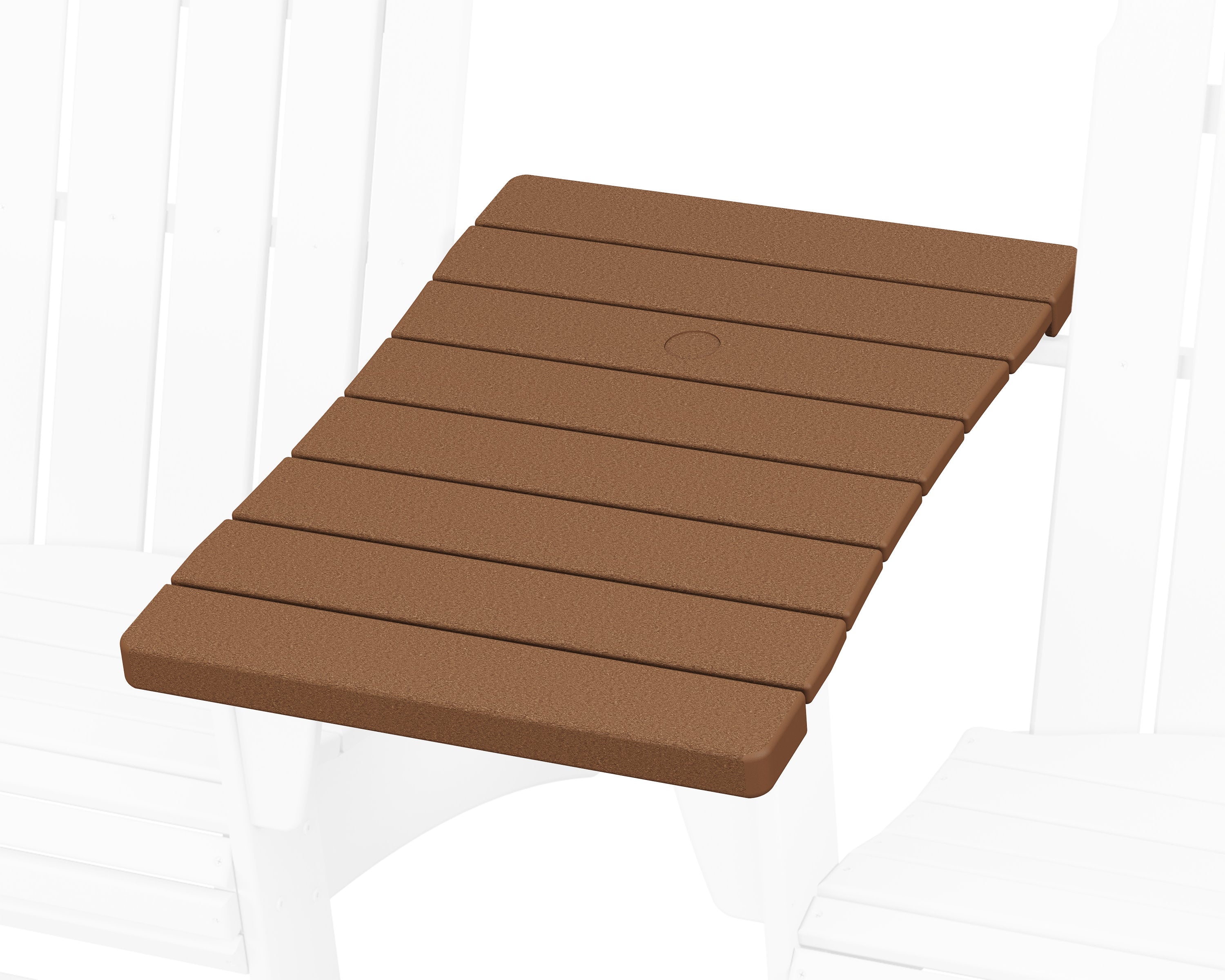 600 Series Straight Adirondack Connecting Table in Teak