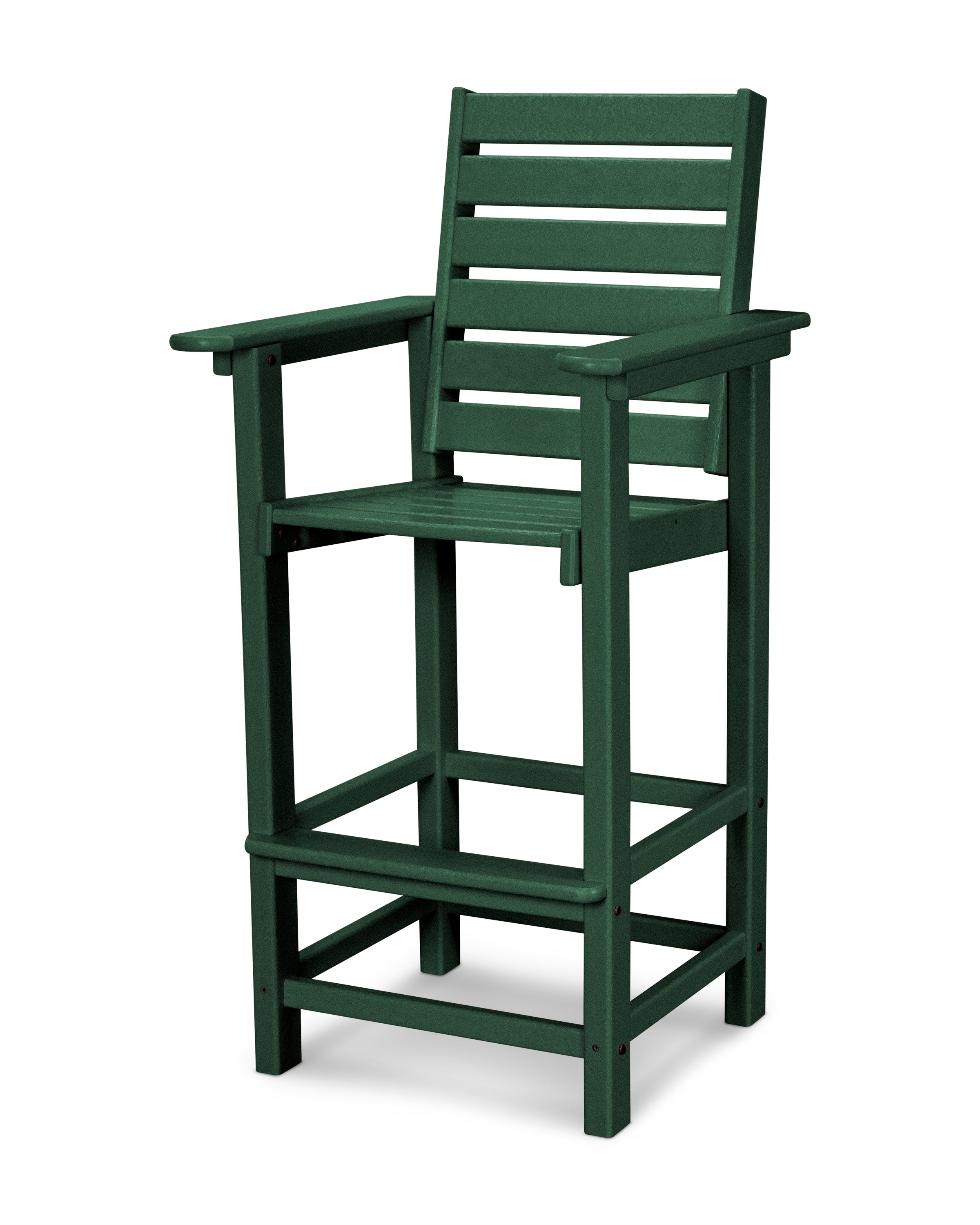 Captain Bar Chair in Green