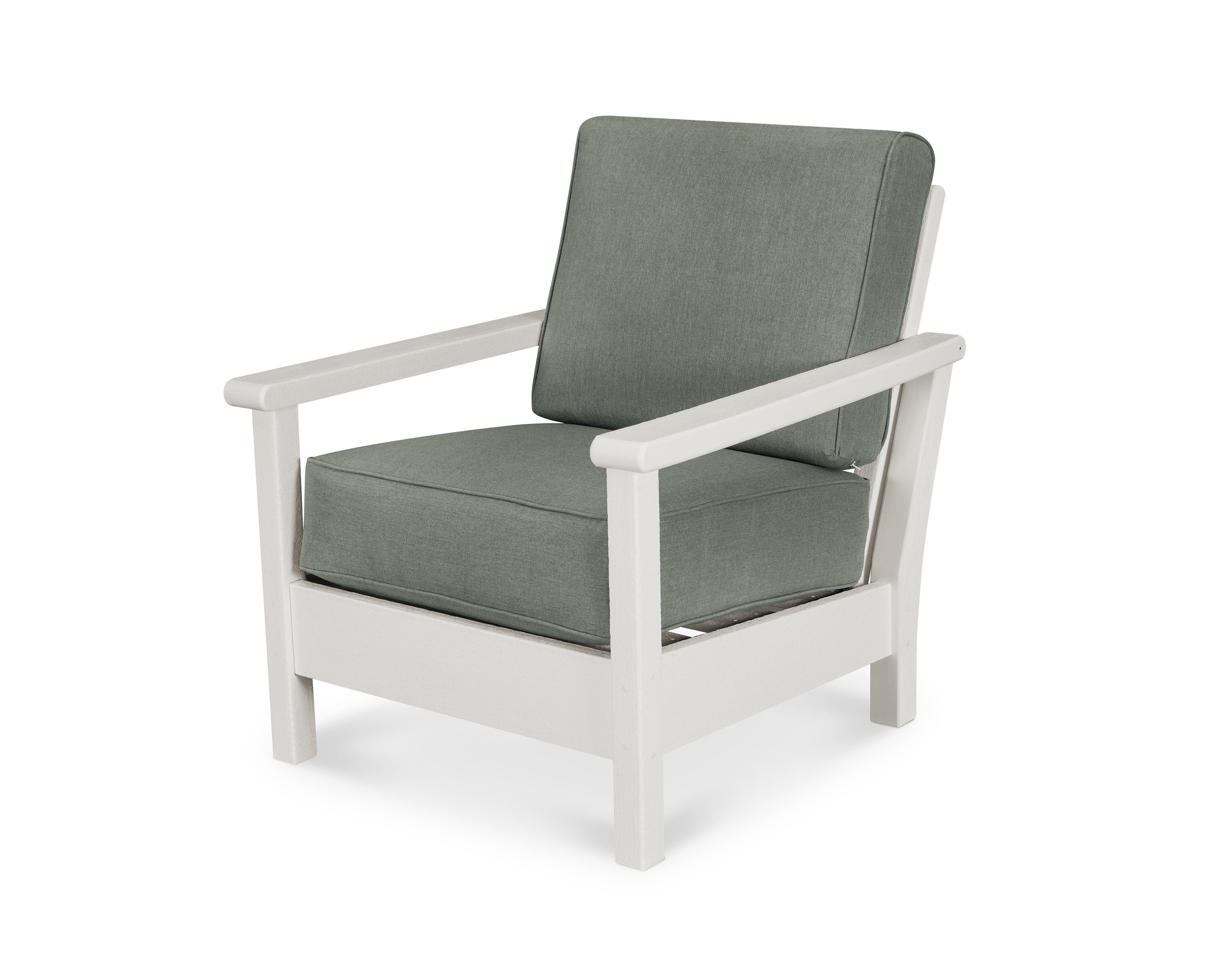 Harbour Deep Seating Chair in Vintage White / Cast Sage