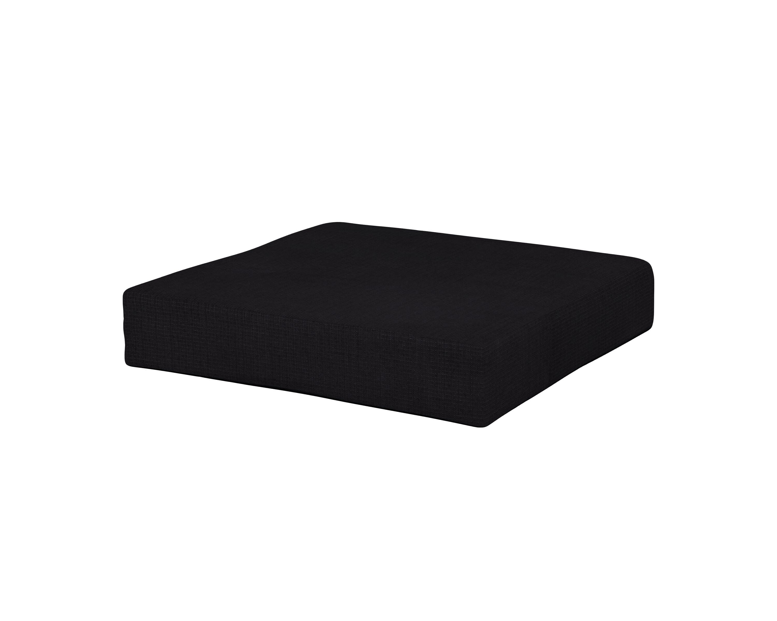 Modular Ottoman Cushion in Midnight Linen