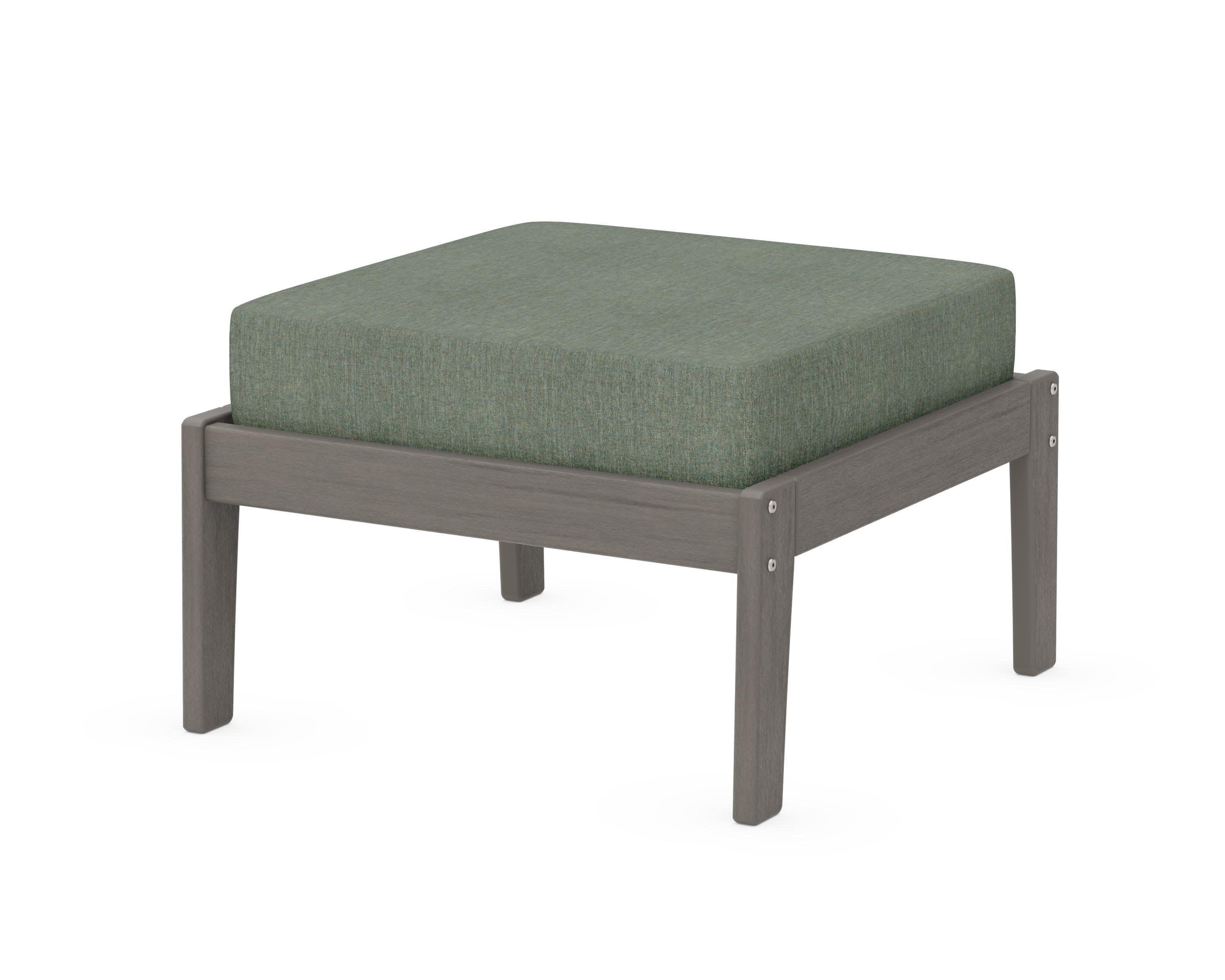Deep Seating Ottoman in Driftwood / Cast Sage