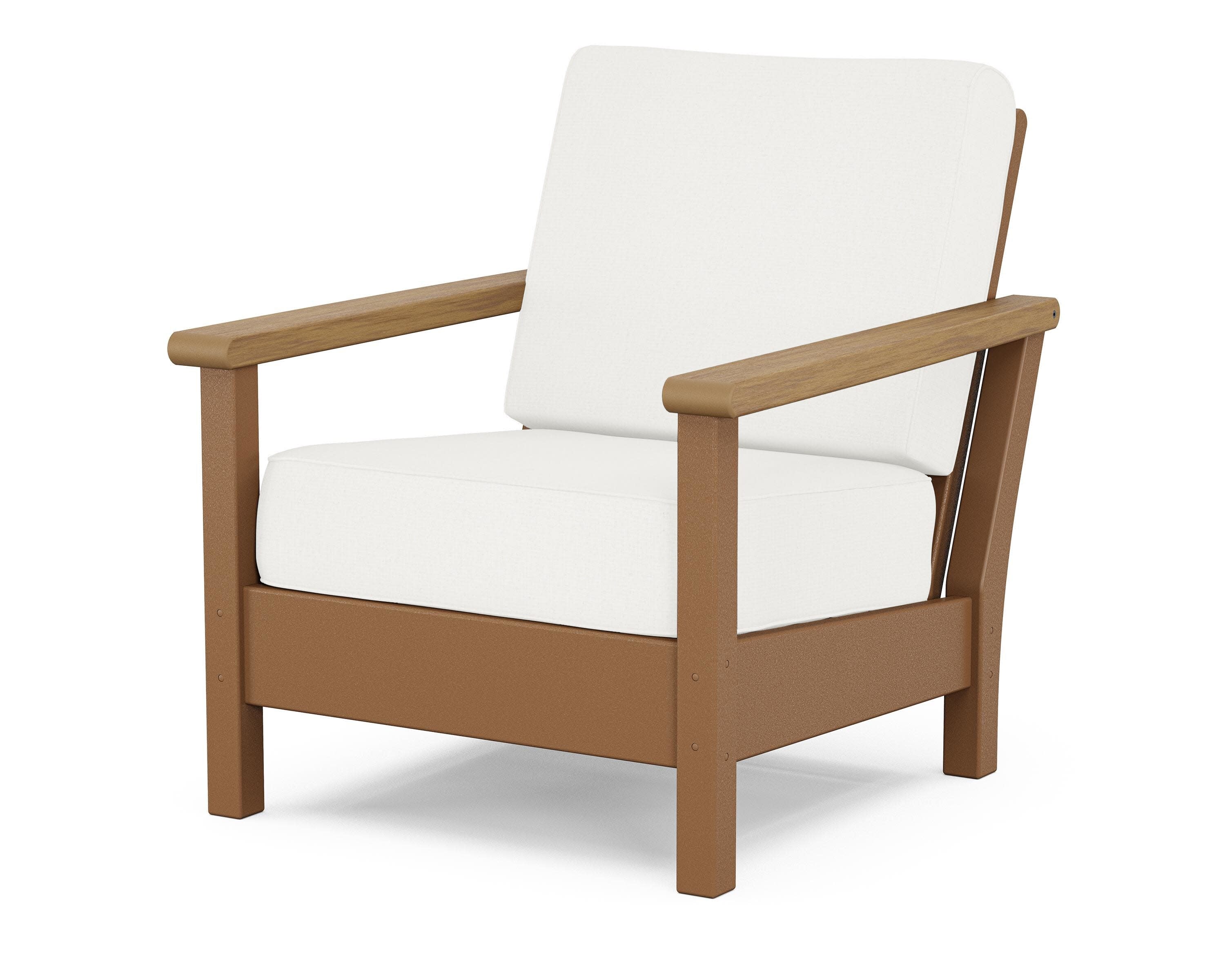 Harbour Deep Seating Chair in Teak / Natural / Natural Linen
