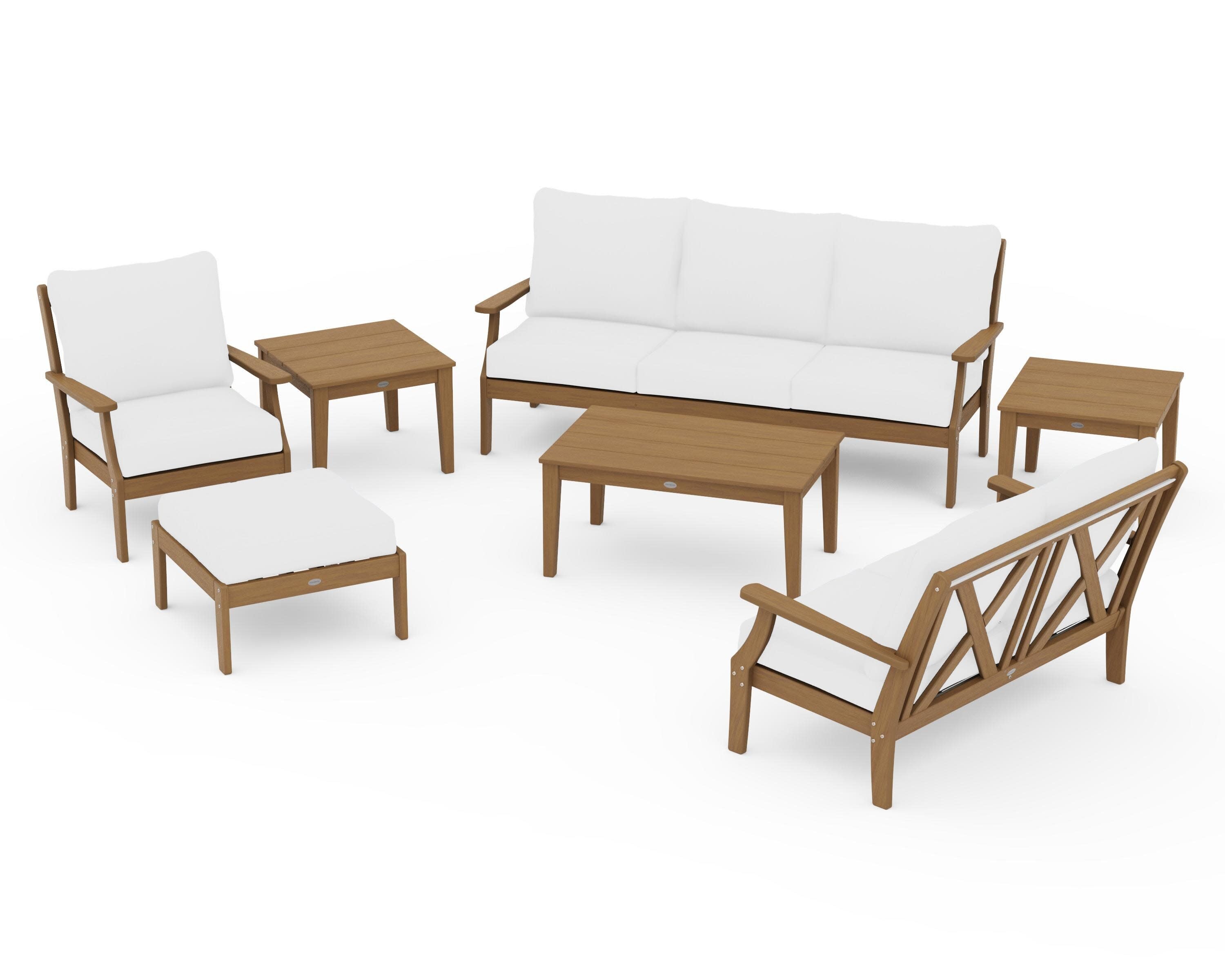 Braxton 7-Piece Deep Seating Set in Natural / Natural