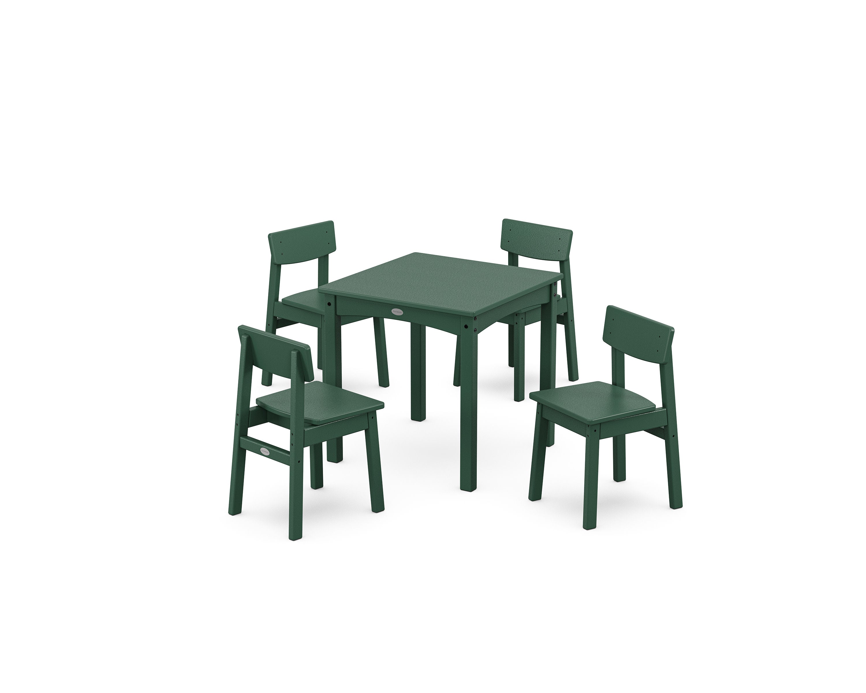 Modern Studio Kids 5-Piece Dining Set in Green