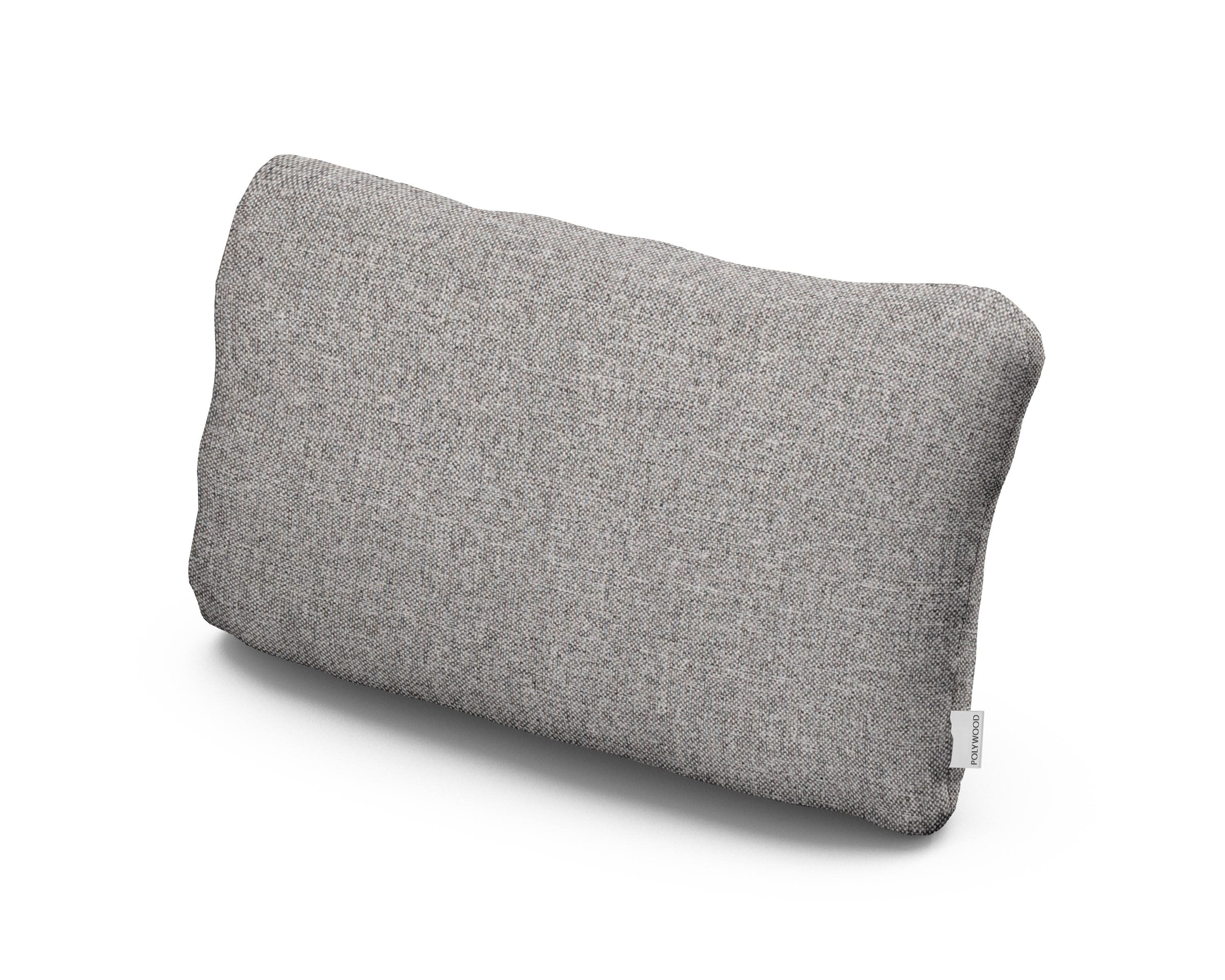 Outdoor Lumbar Pillow in Grey Mist