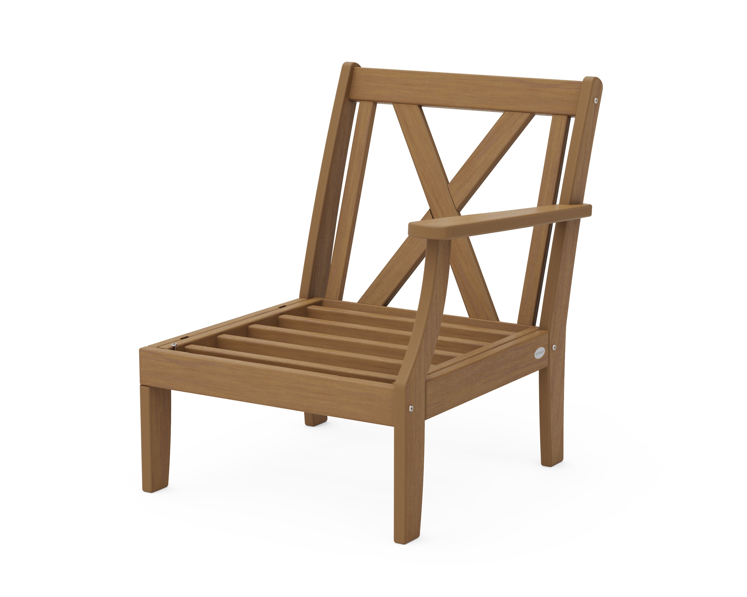 Braxton Modular Right Arm Chair Frame in Natural