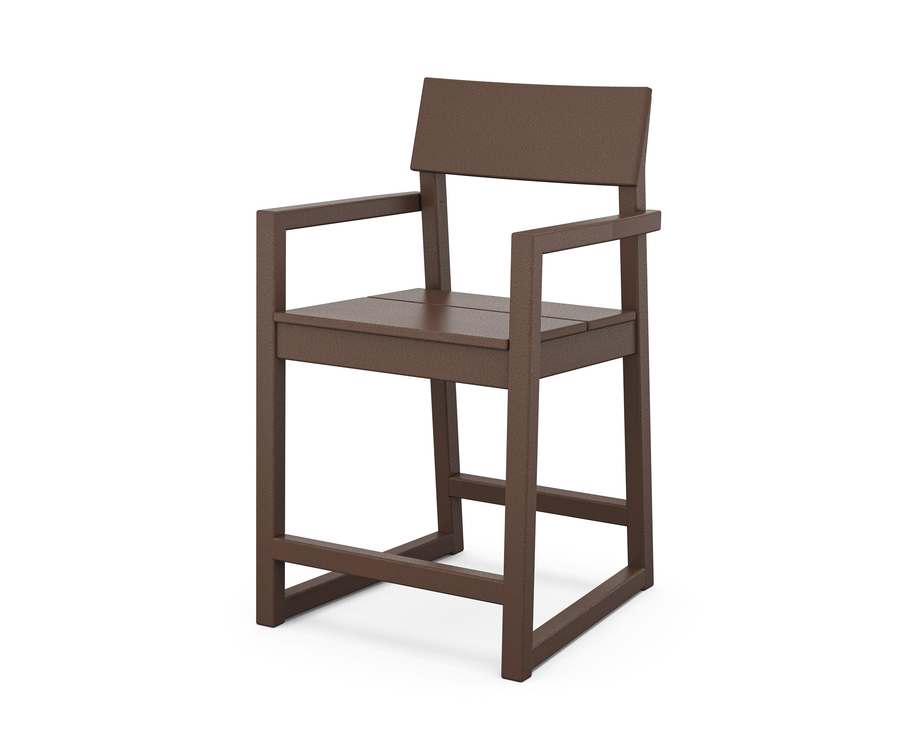 EDGE Counter Arm Chair in Mahogany
