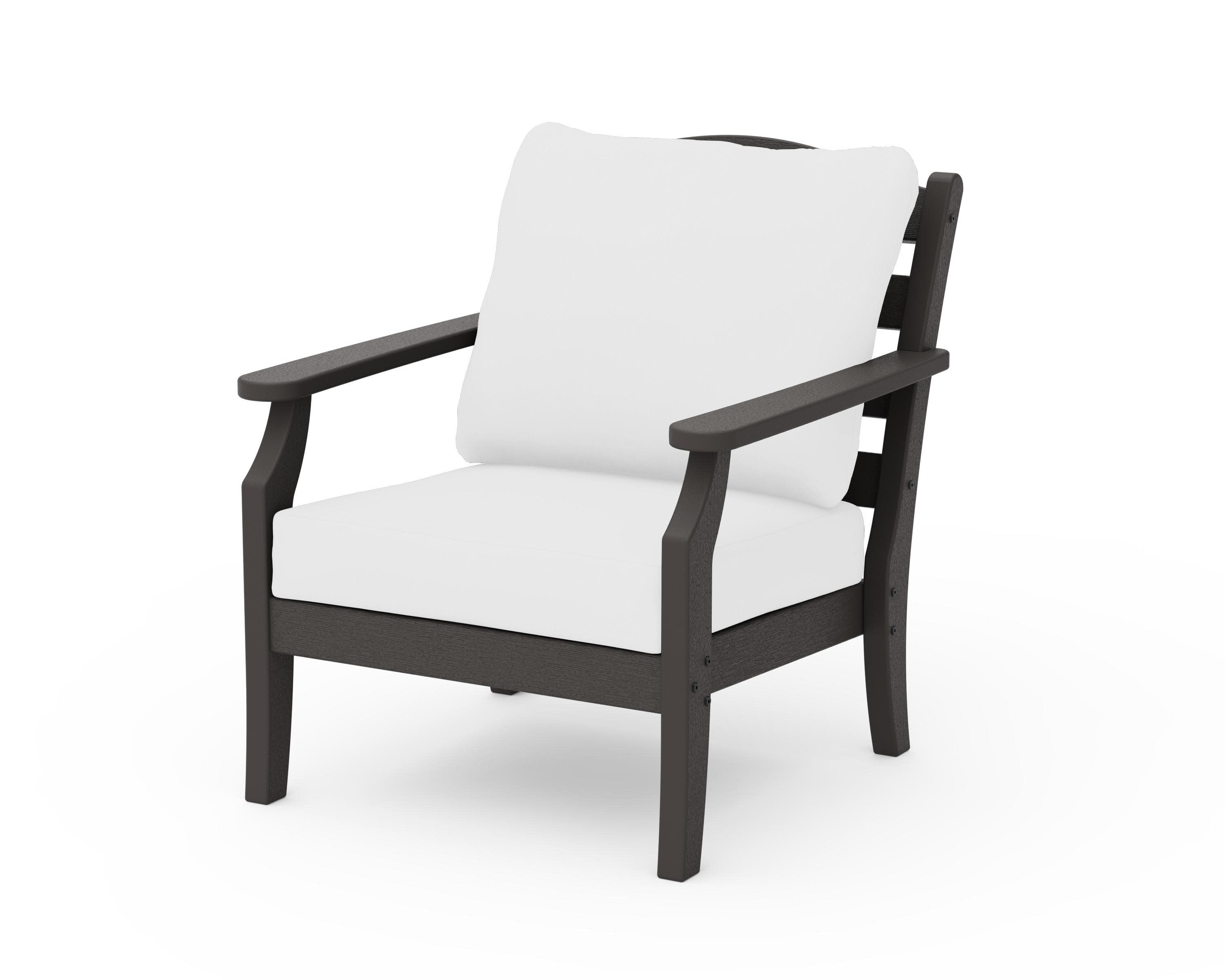 Savannah Deep Seating Chair in Vintage Coffee / Natural