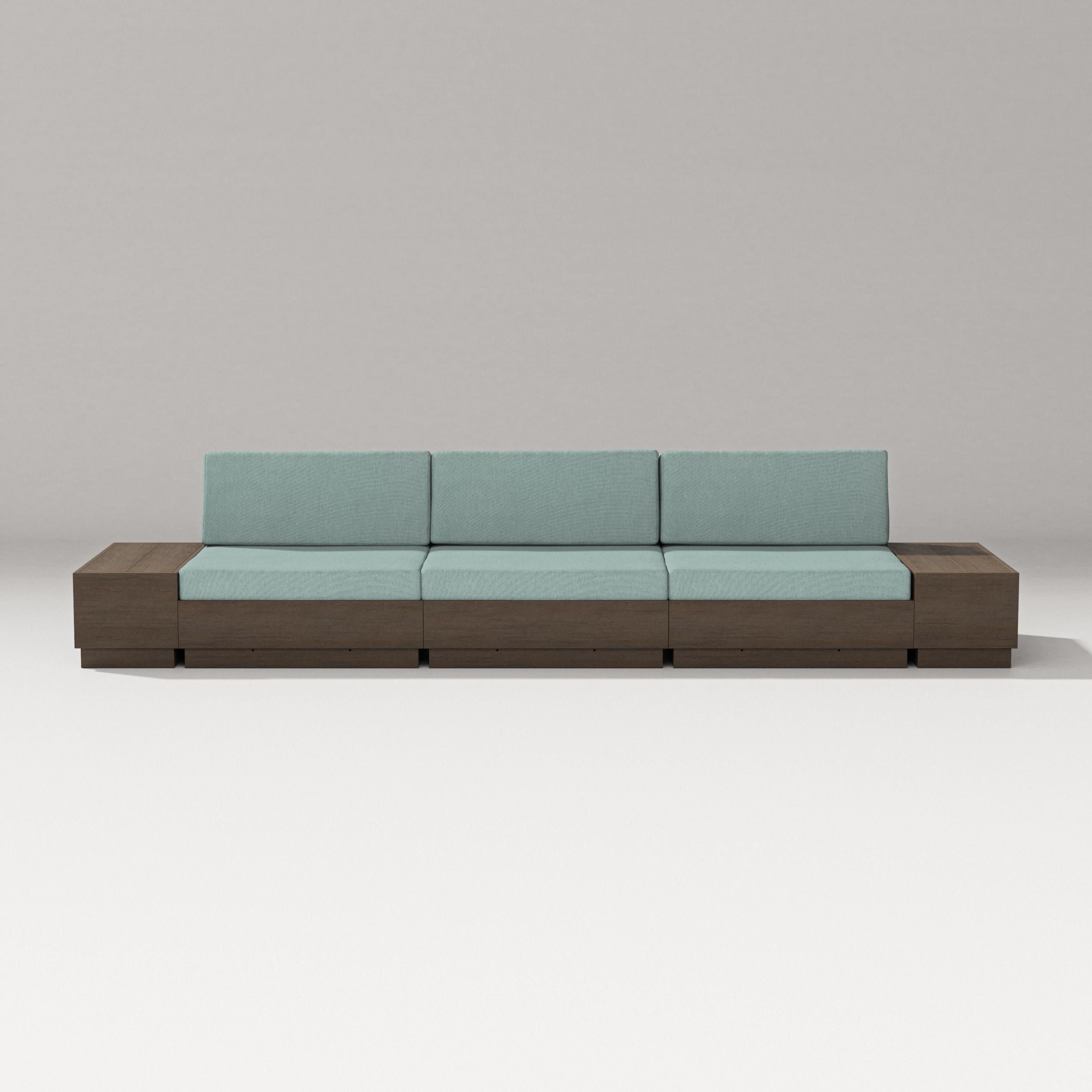 Elevate Straight Sectional in Kona / Glacier Spa