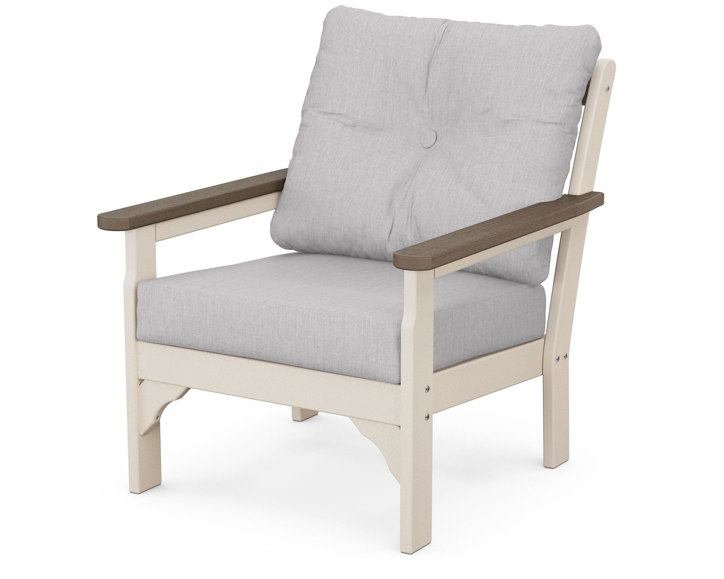 Vineyard Deep Seating Chair in Sand / Kona / Granite
