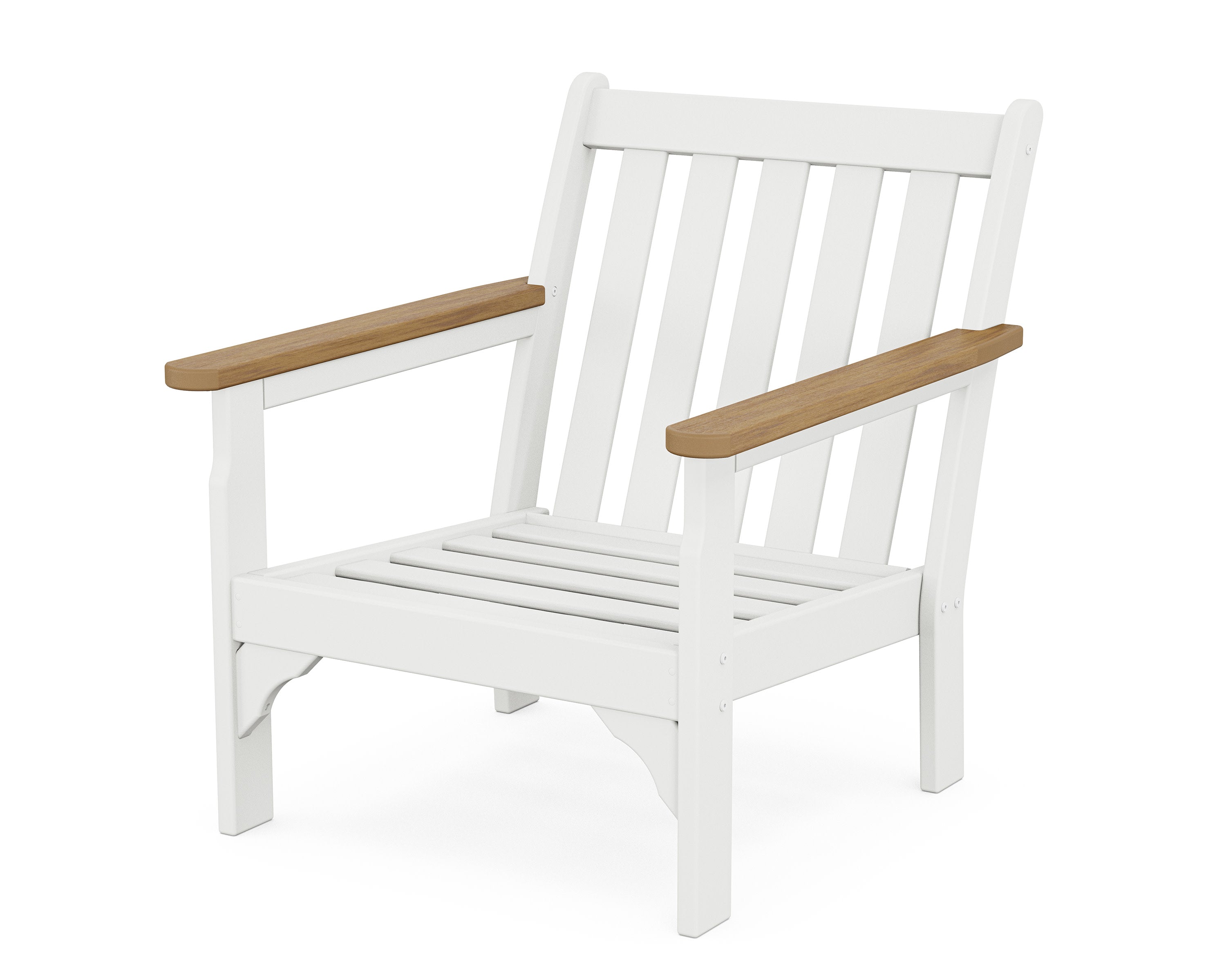 Vineyard Chair Frame in White / Natural