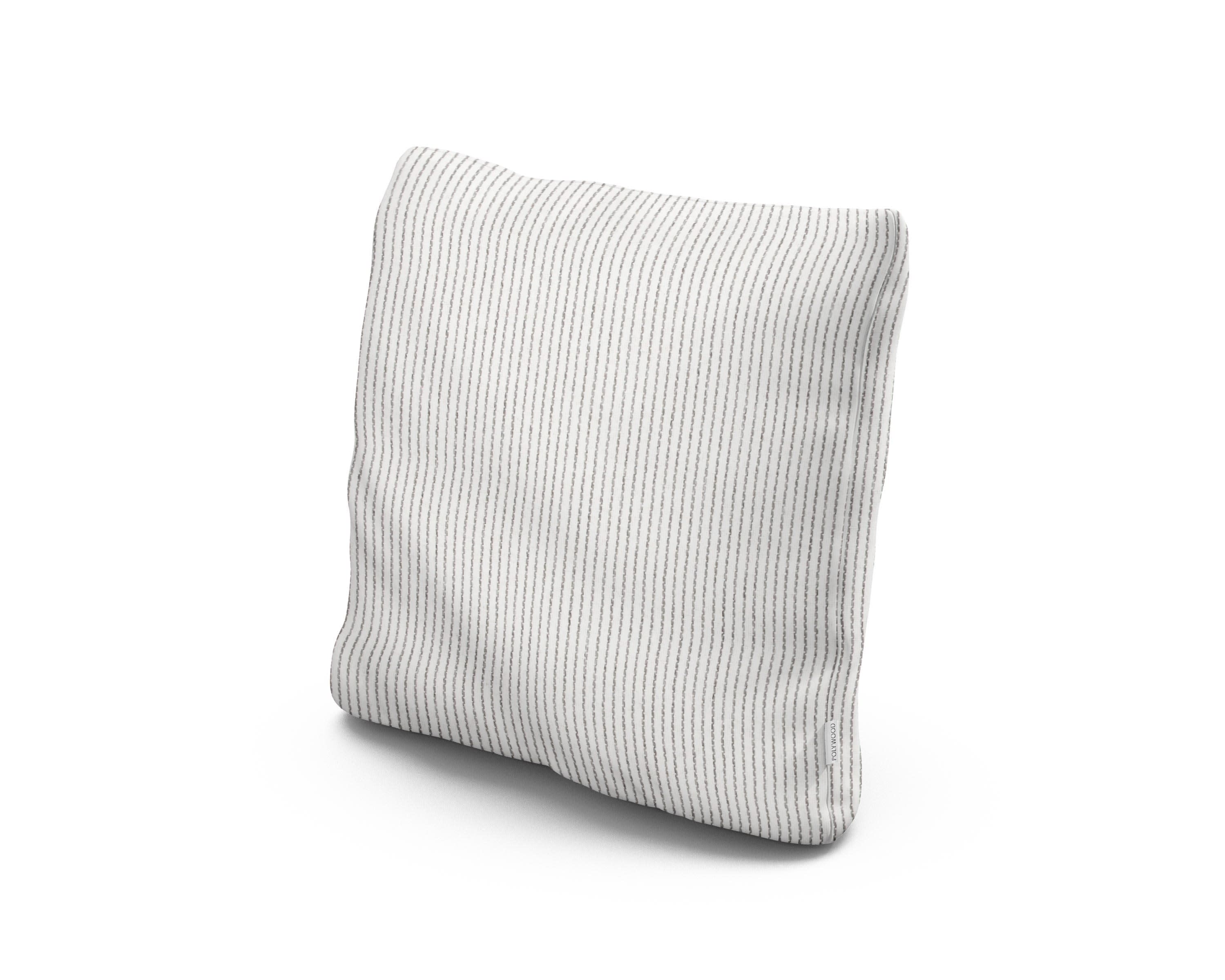 18" Outdoor Throw Pillow in Linus Metal