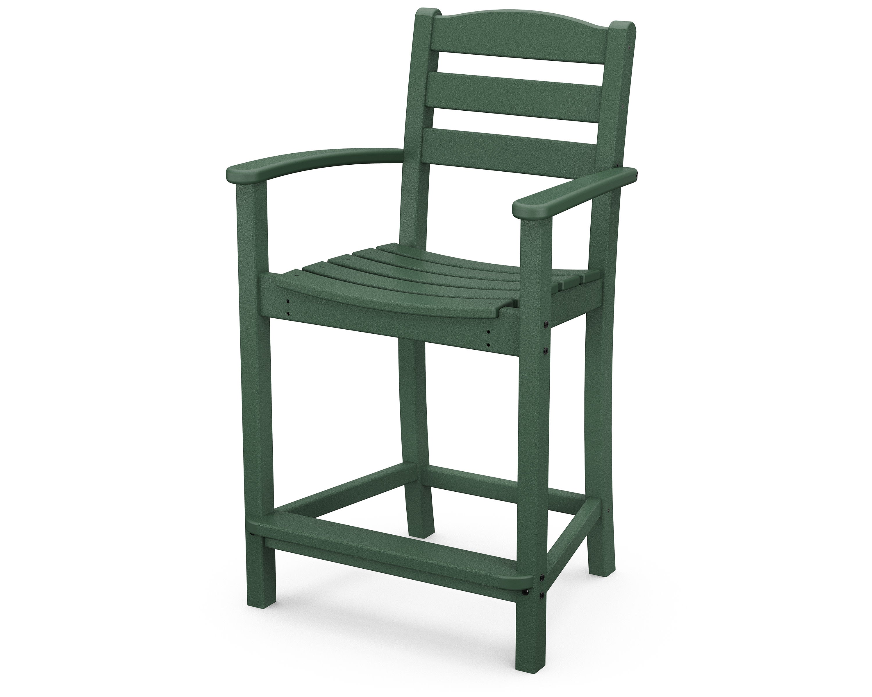 La Casa Caf Counter Arm Chair in Green