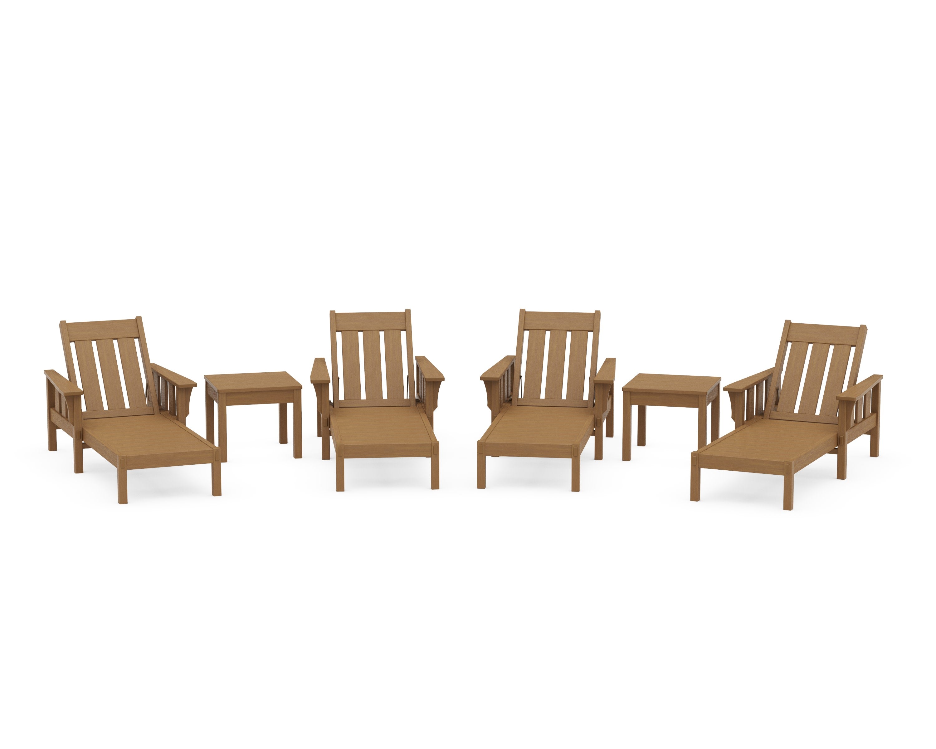 Acadia 6-Piece Chaise Set in Natural