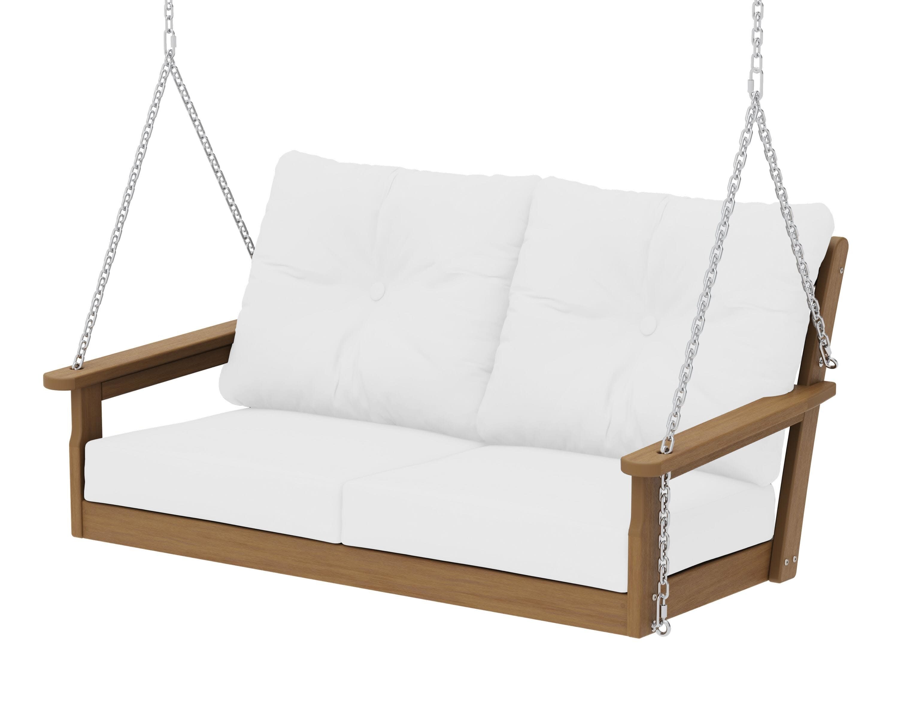 Vineyard Deep Seating Swing in Natural / Natural