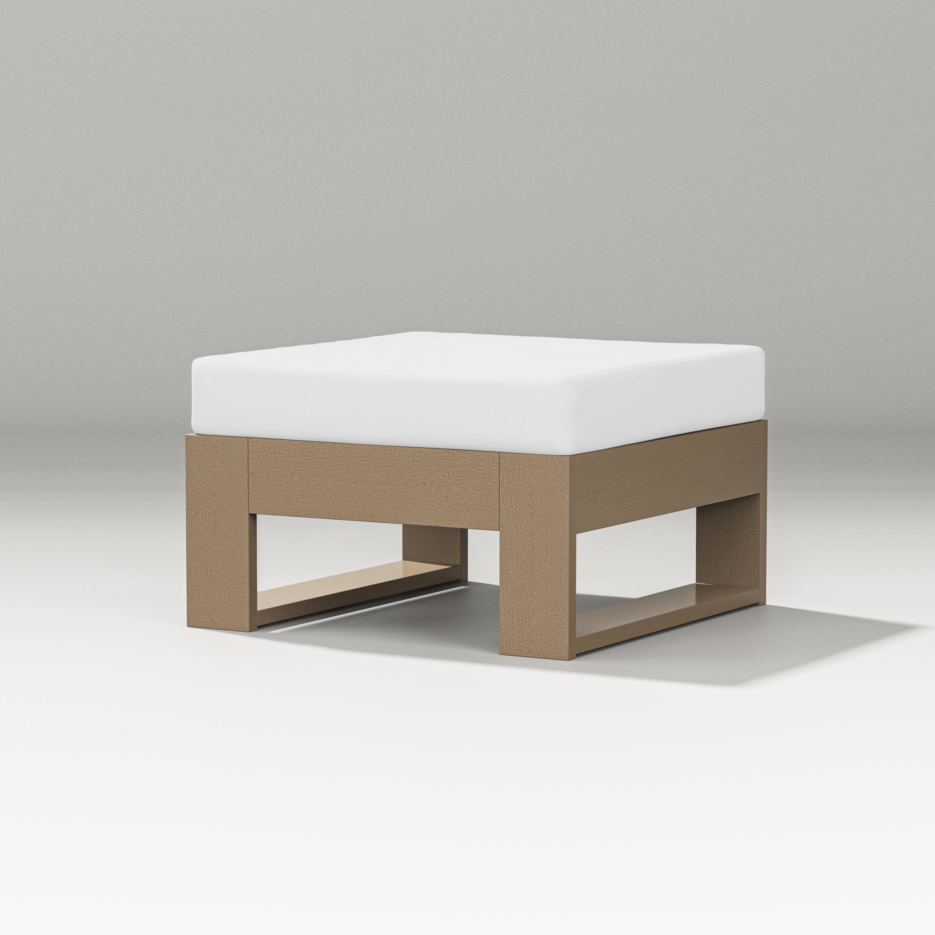 Latitude Lounge Ottoman in Vintage Sahara / Natural