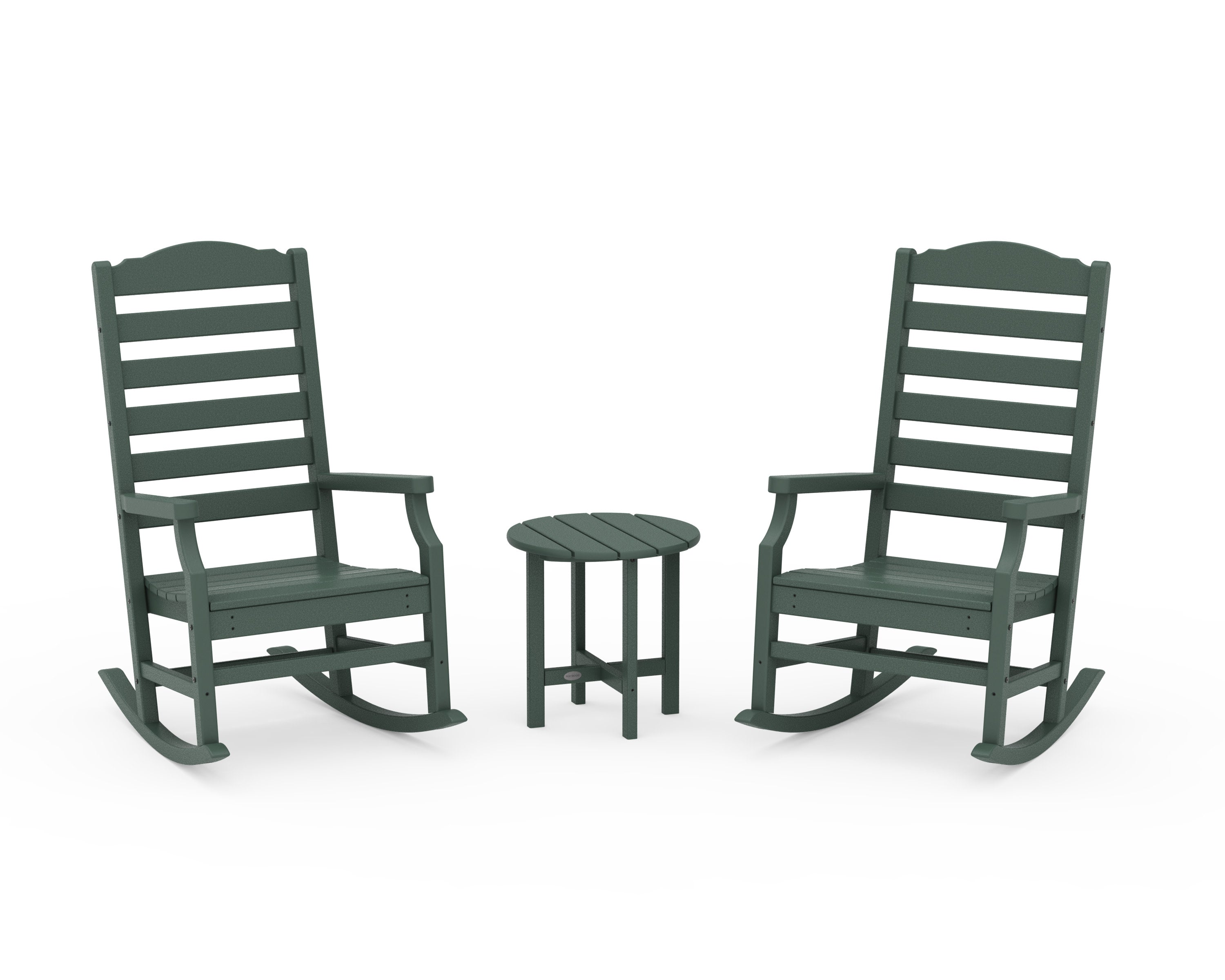 Savannah 3-Piece Rocking Chair Set in Green