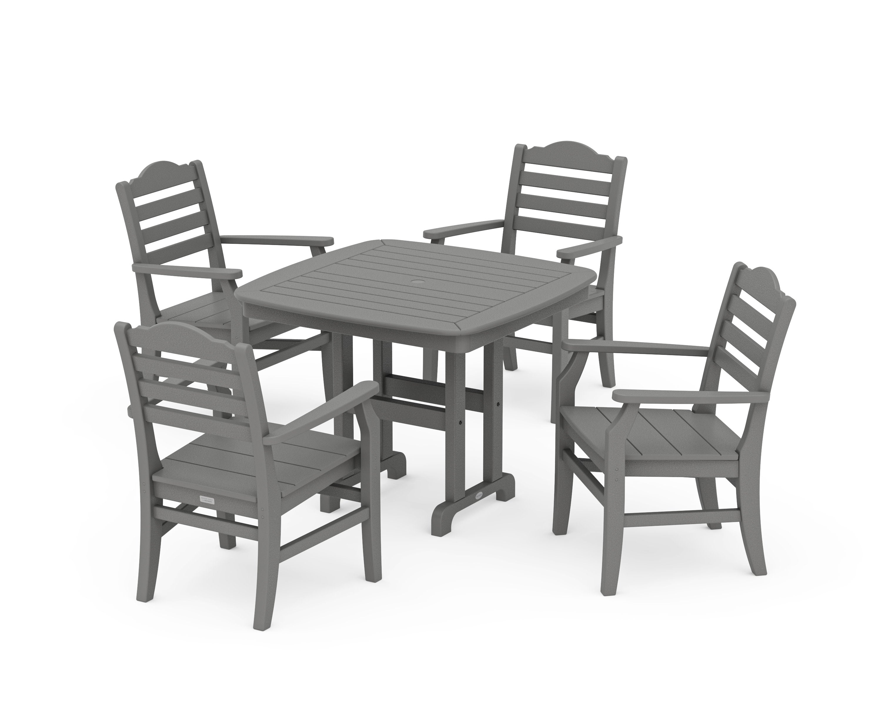 Savannah 5-Piece Dining Set in Slate Grey