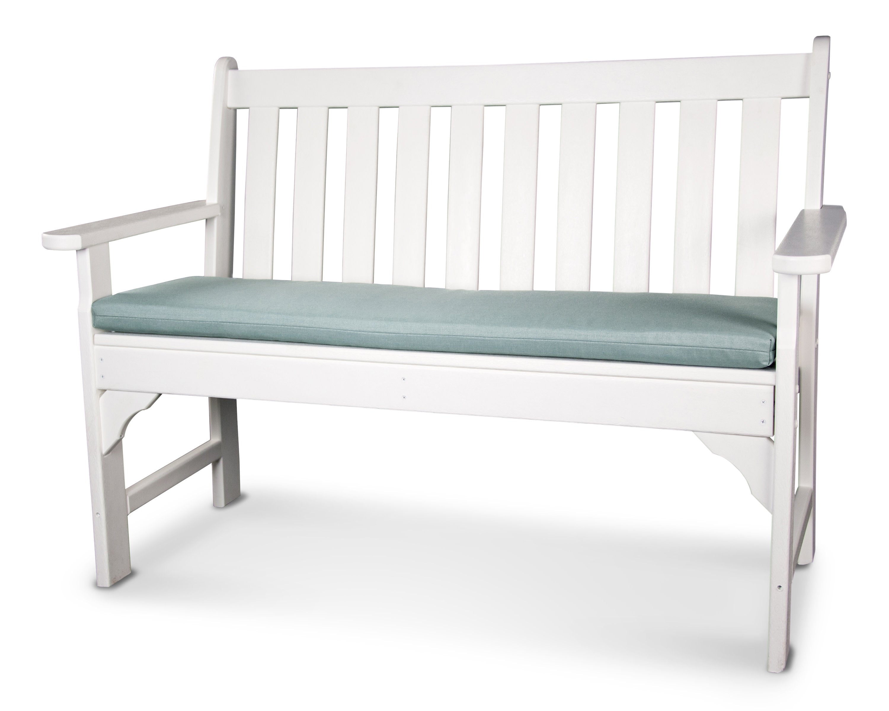 Ateeva 56" x 18" Outdoor Bench and Swing Seat Cushion by POLYWOOD in Spa