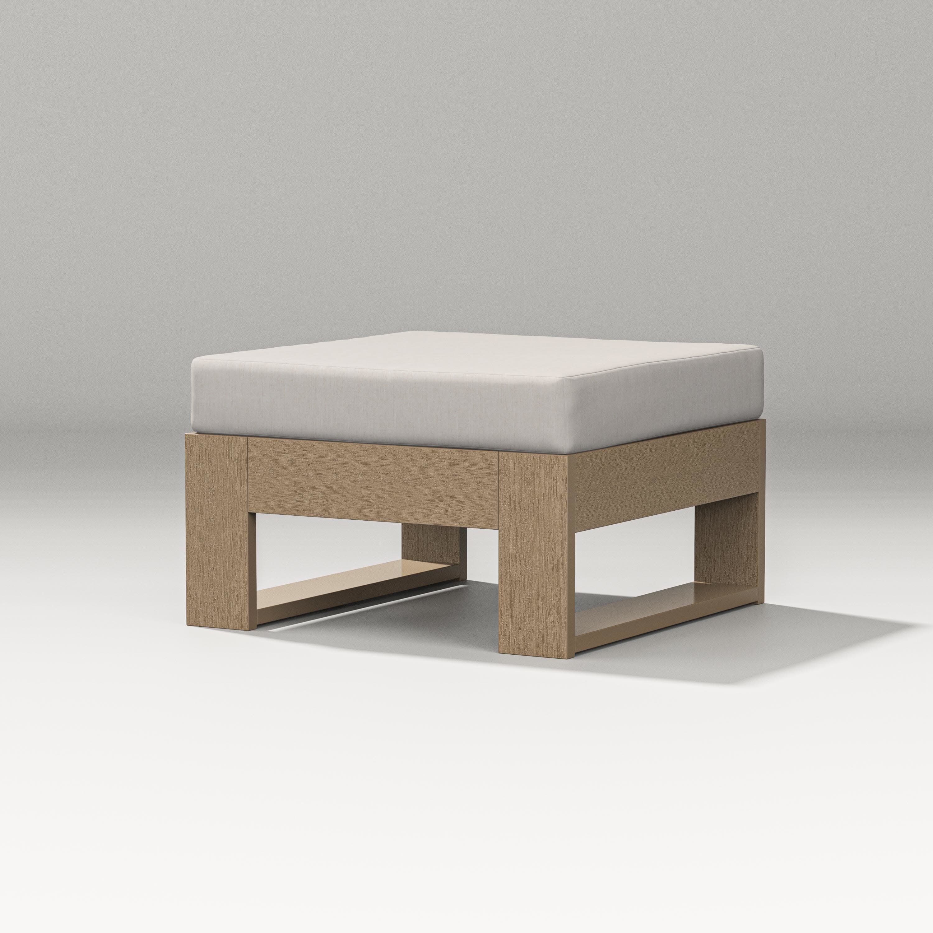 Latitude Lounge Ottoman in Vintage Sahara / Cast Ash