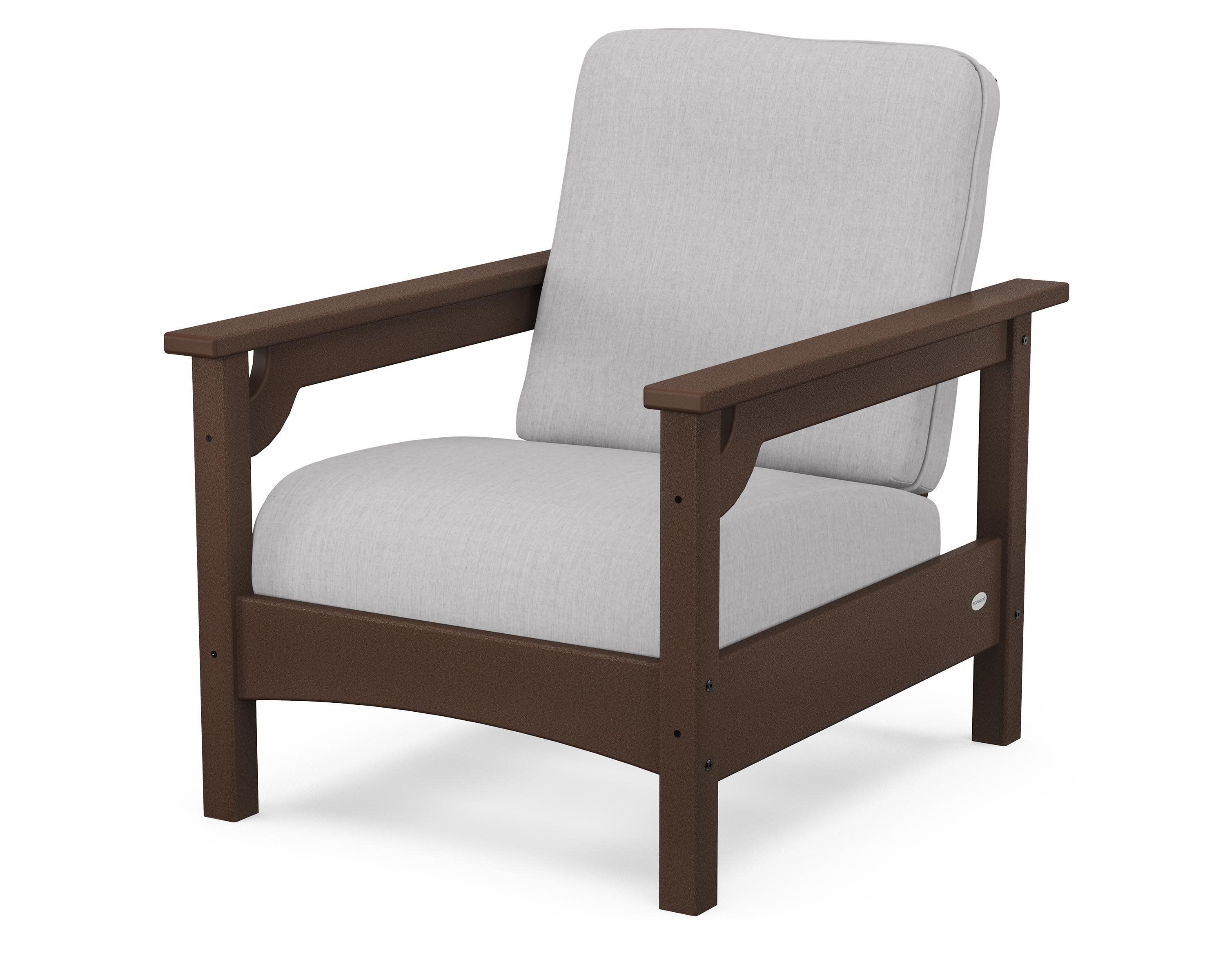 Club Chair in Mahogany / Granite