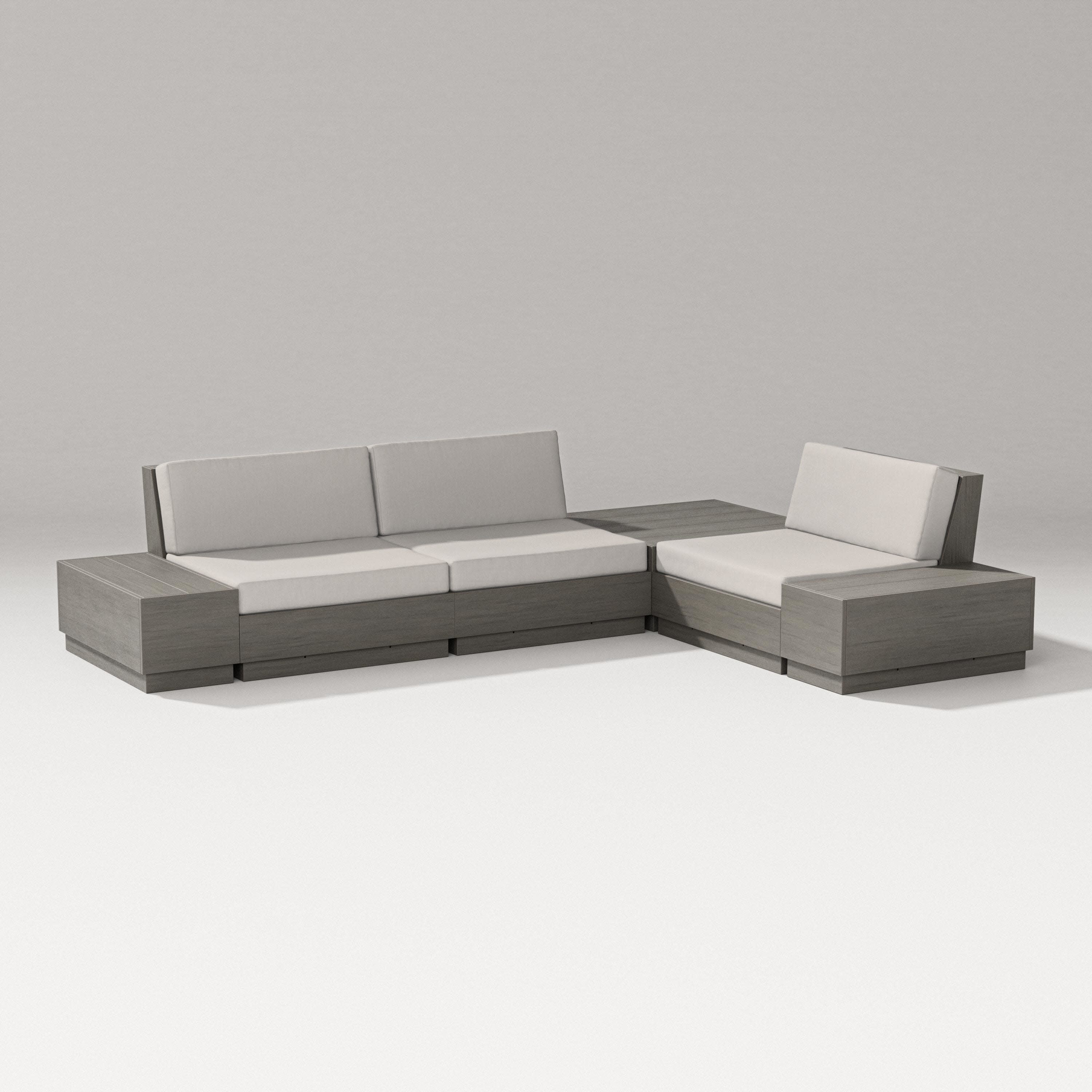 Elevate 6-Piece Corner Sectional in Driftwood / Cast Ash