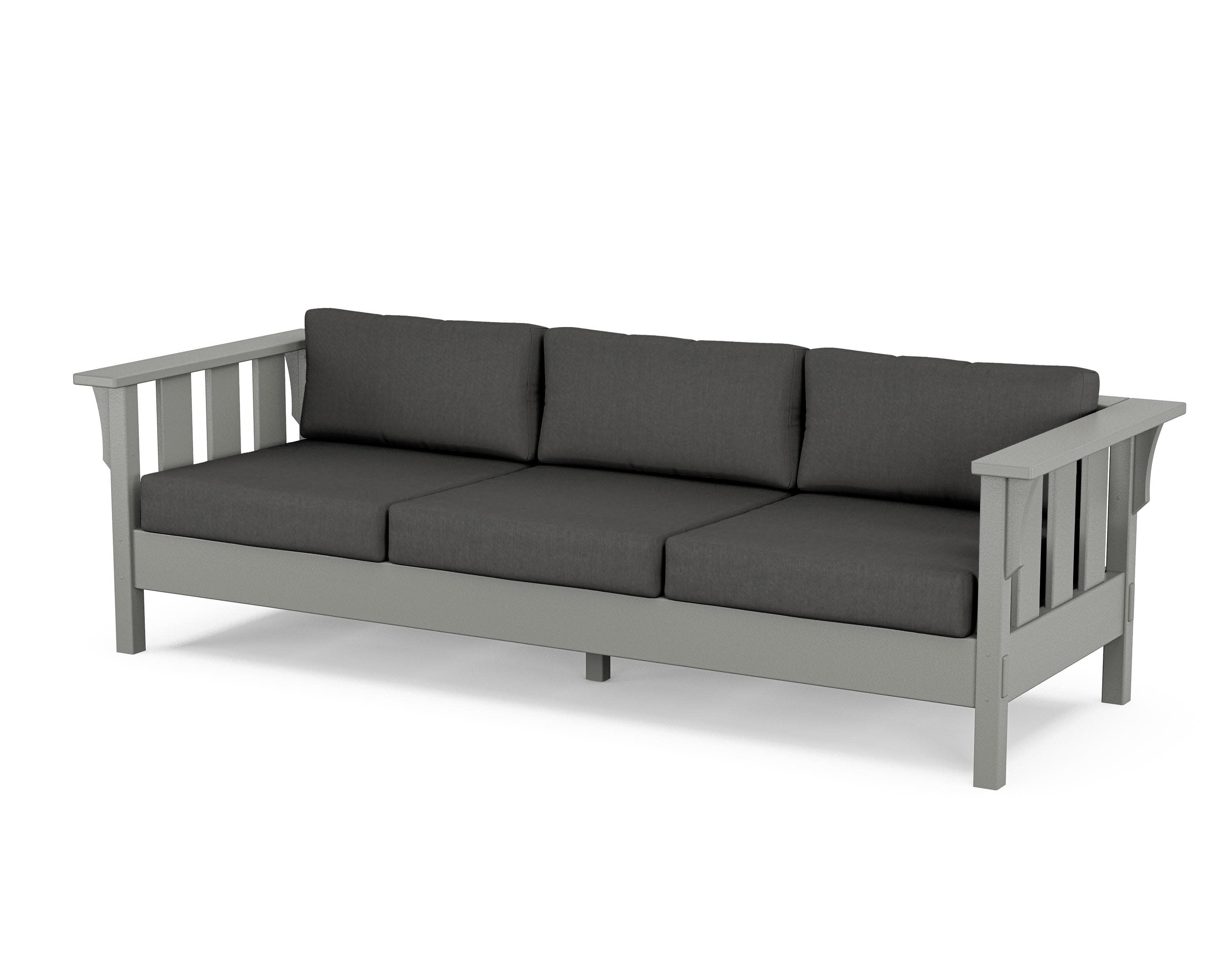 Acadia Deep Seating Sofa in Slate Grey / Spectrum Carbon