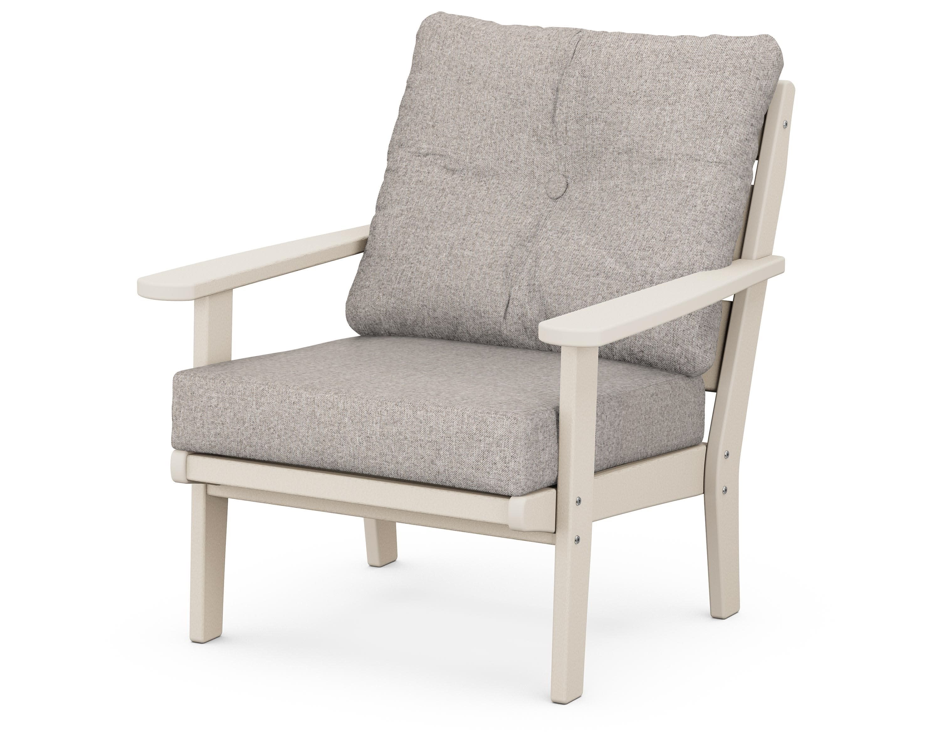 Lakeside Deep Seating Chair in Sand / Weathered Tweed