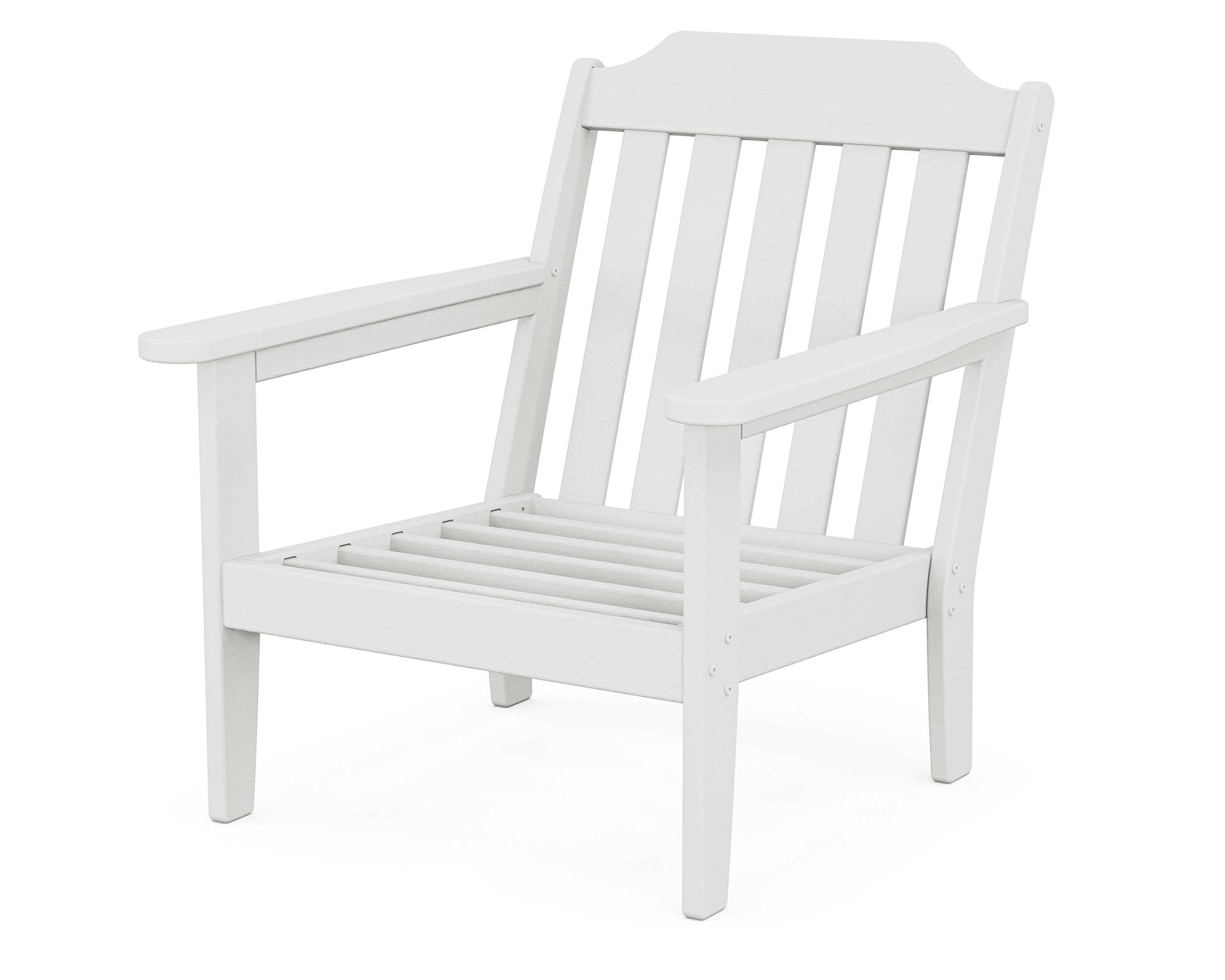 Cottage Deep Seating Chair Frame in White