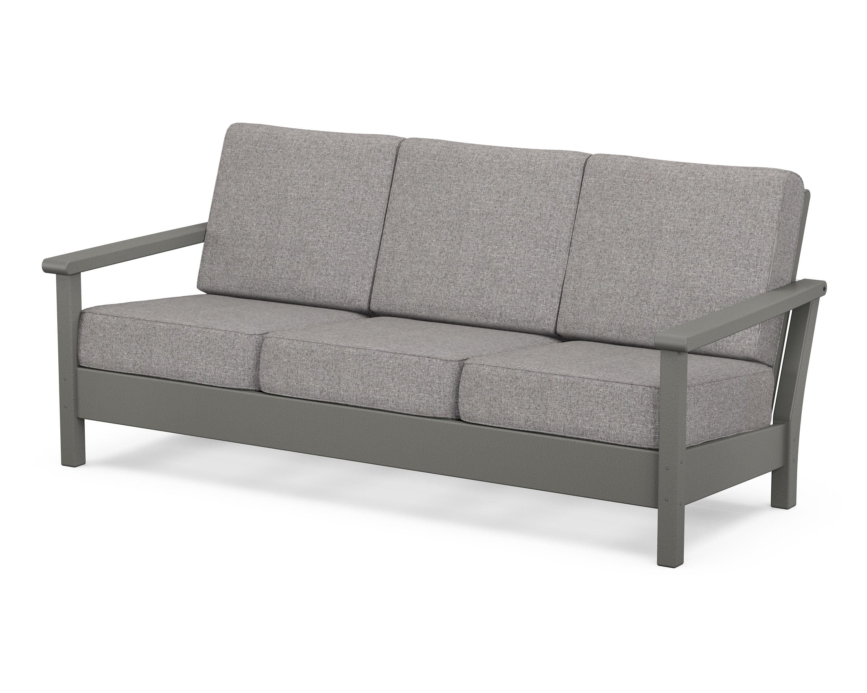 Harbour Deep Seating Sofa in Slate Grey / Grey Mist