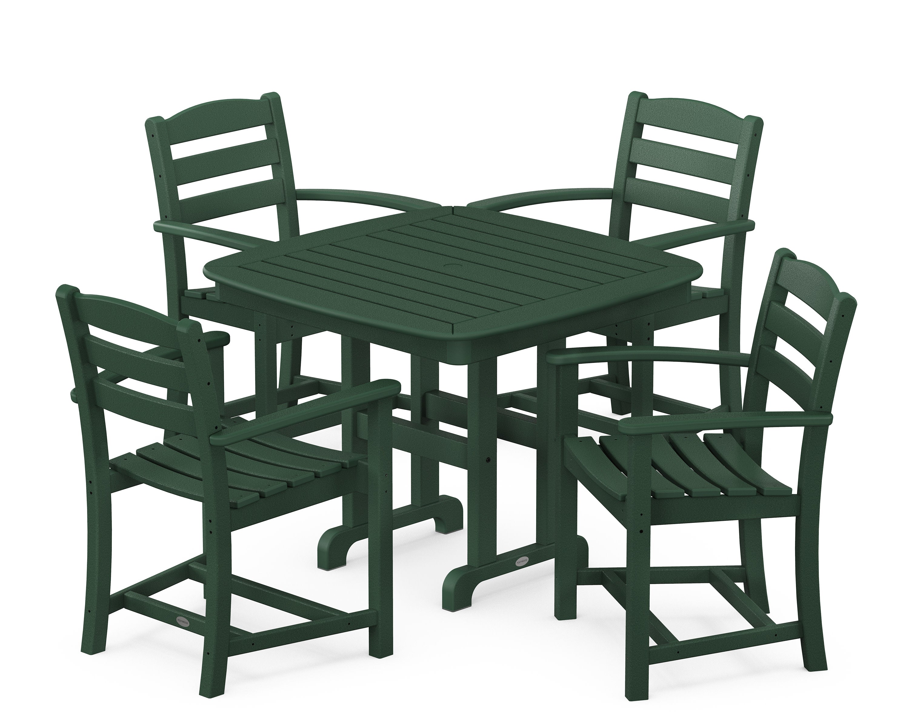 La Casa Caf 5-Piece Dining Set in Green