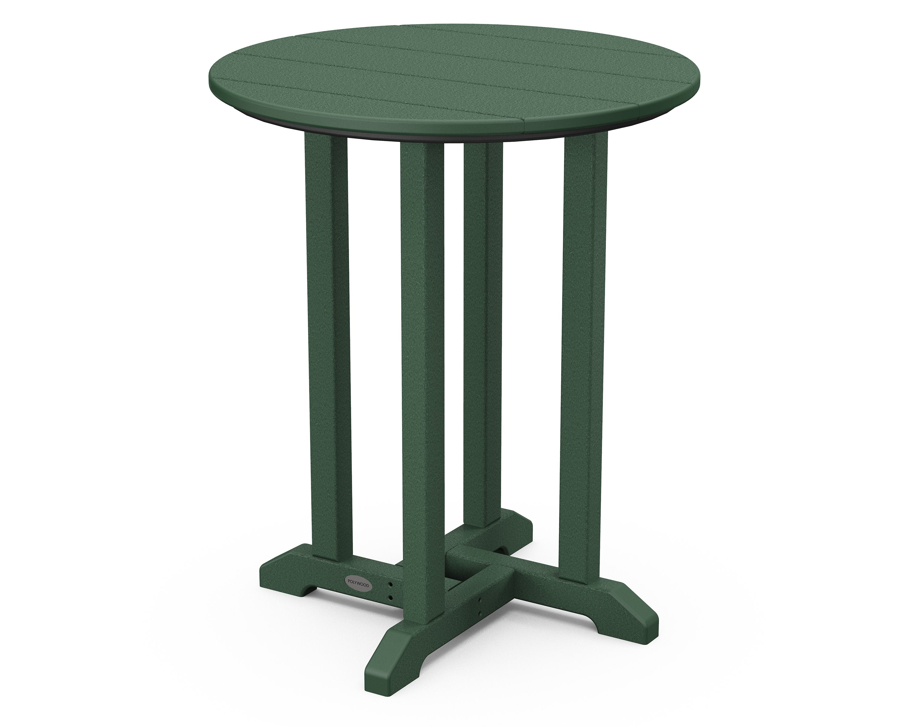 24" Round Farmhouse Bistro Table in Green
