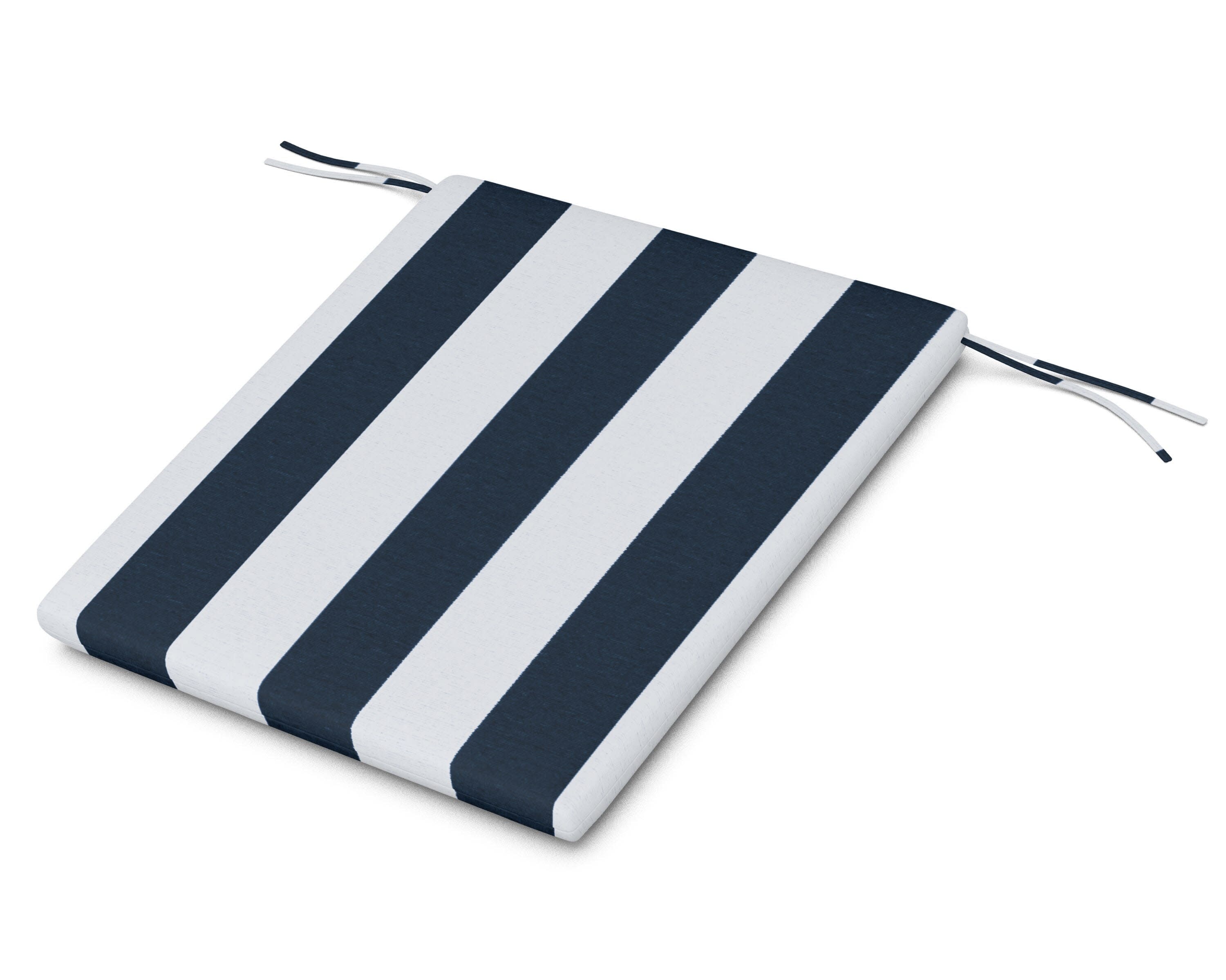 AL100 Seat Pad in Cabana Stripe Marine Indigo