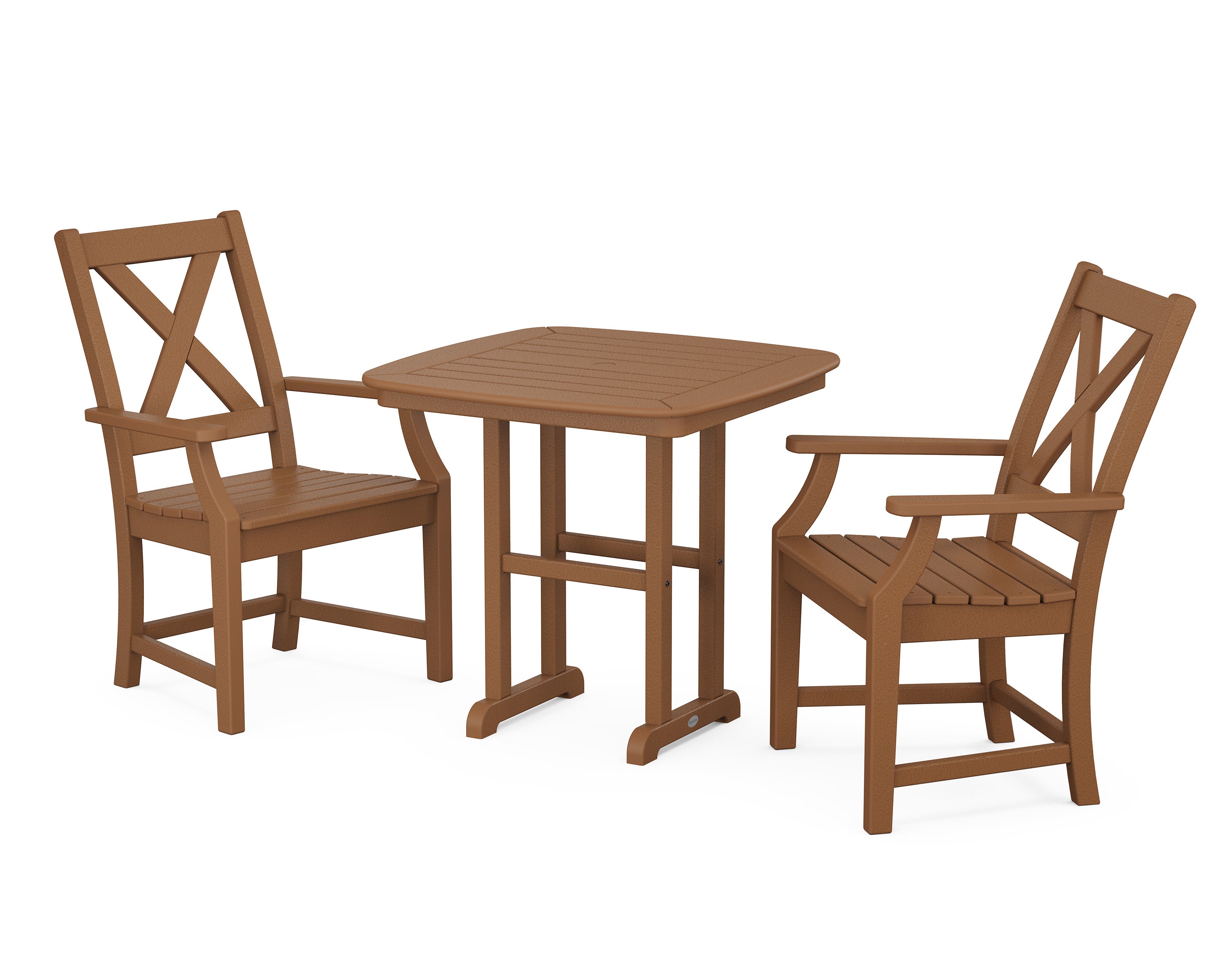 Braxton 3-Piece Dining Set in Teak