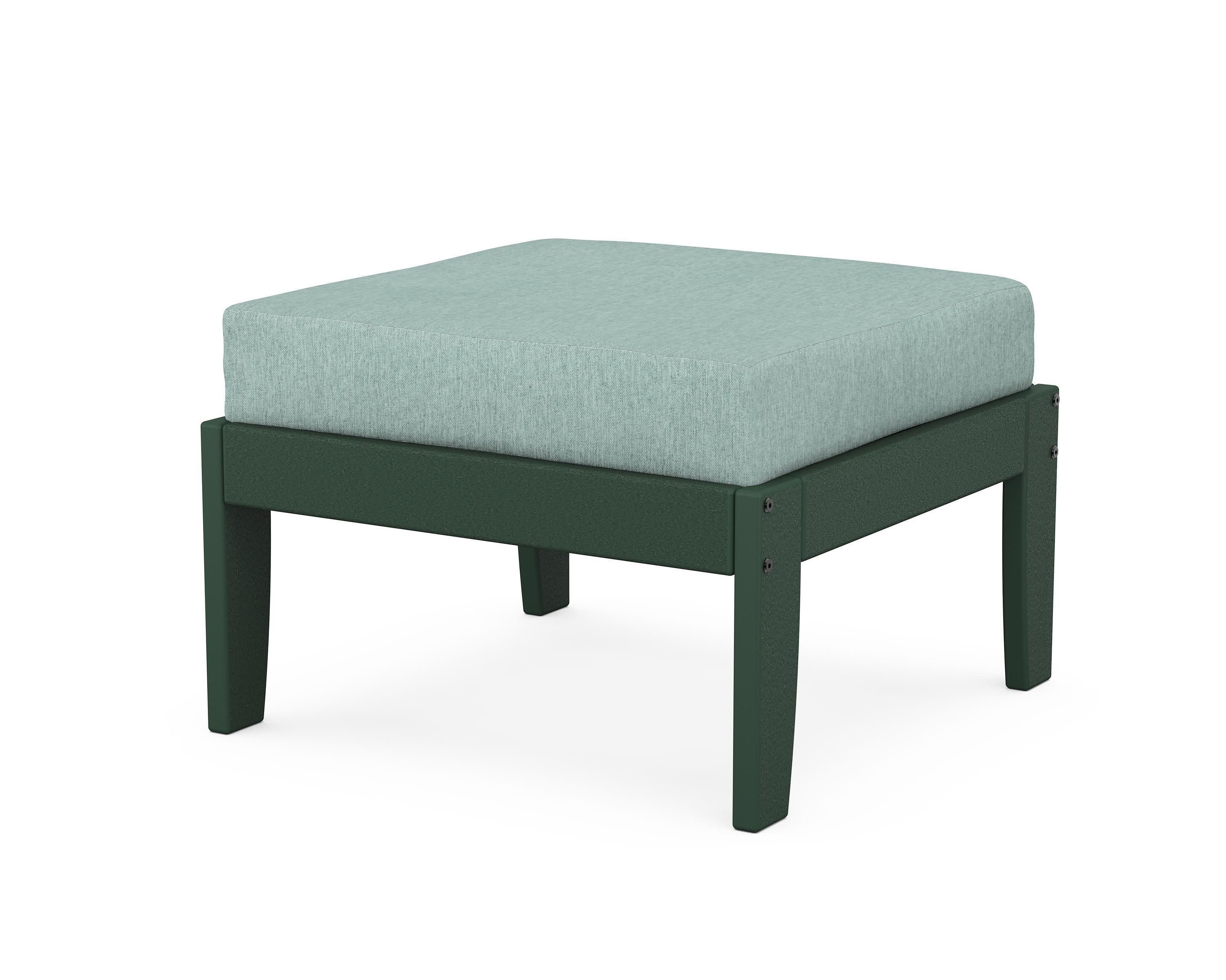 Modular Ottoman - Classic in Green / Glacier Spa