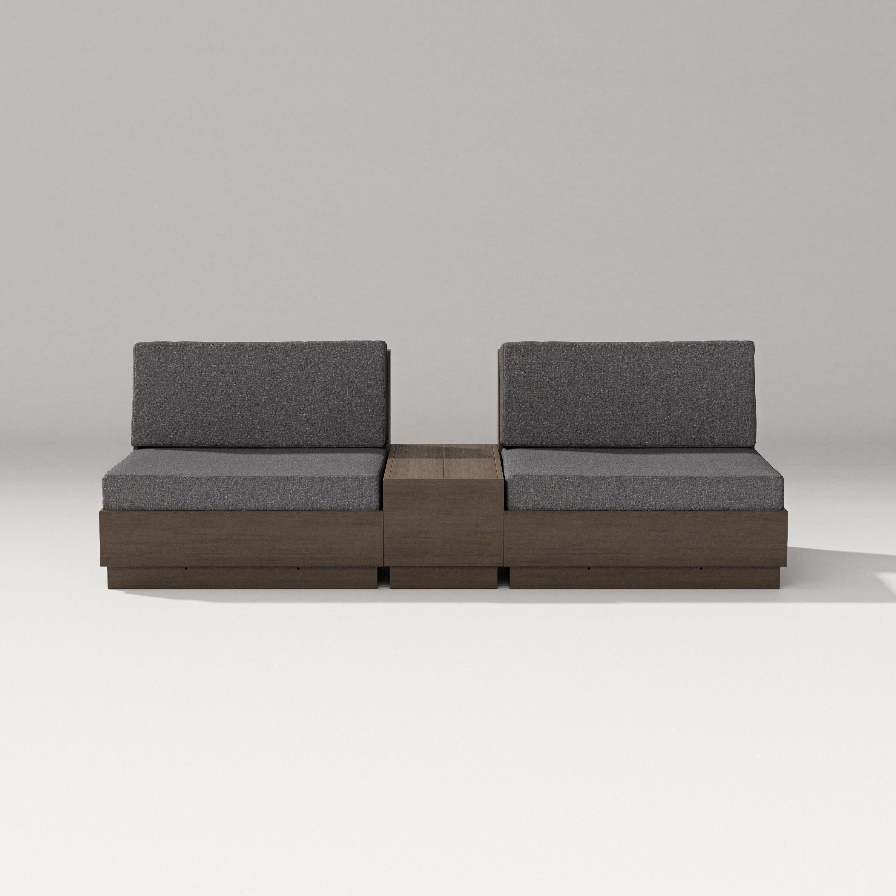 Elevate Lounge Chair Set in Kona / Ash Charcoal
