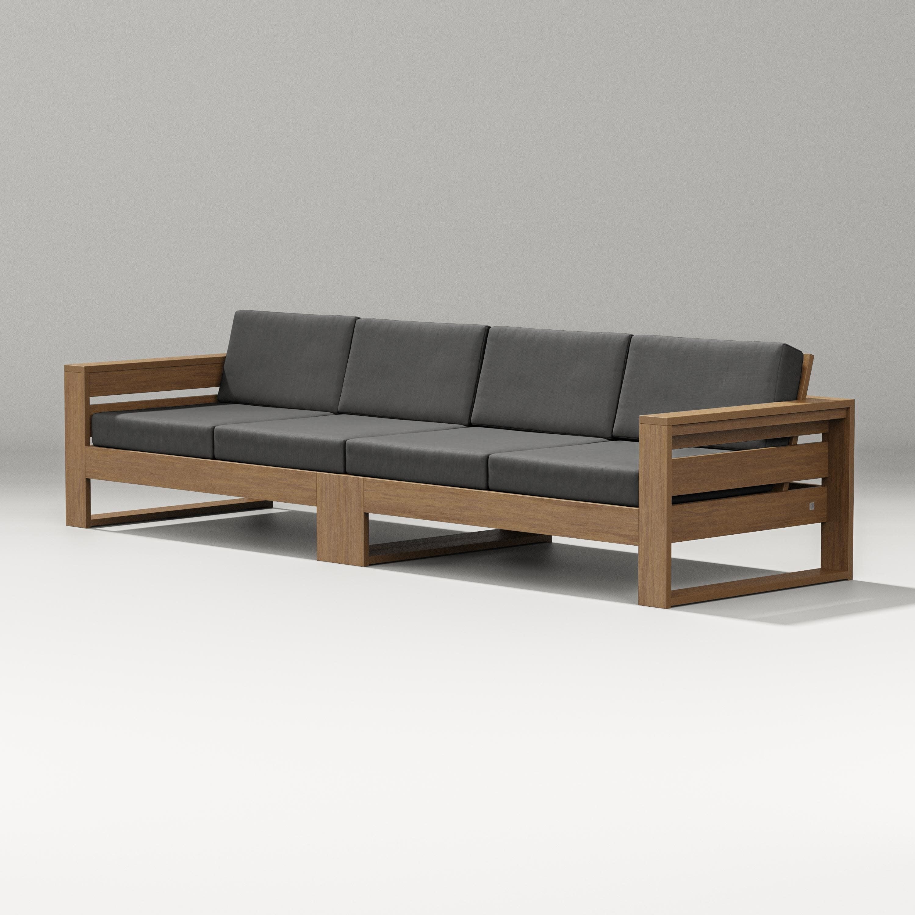 Latitude Straight Sectional in Natural / Spectrum Carbon