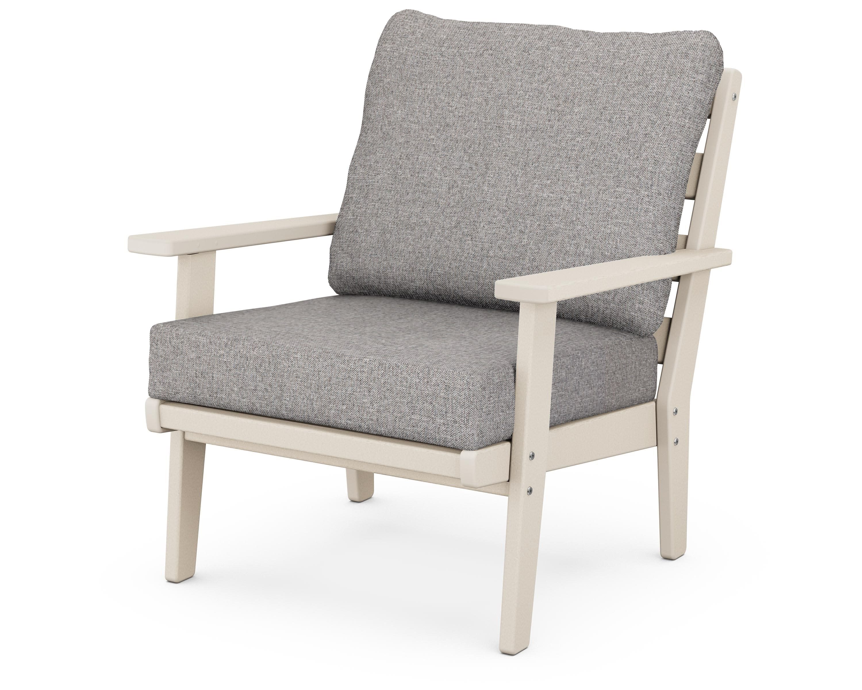 Grant Park Deep Seating Chair in Sand / Grey Mist