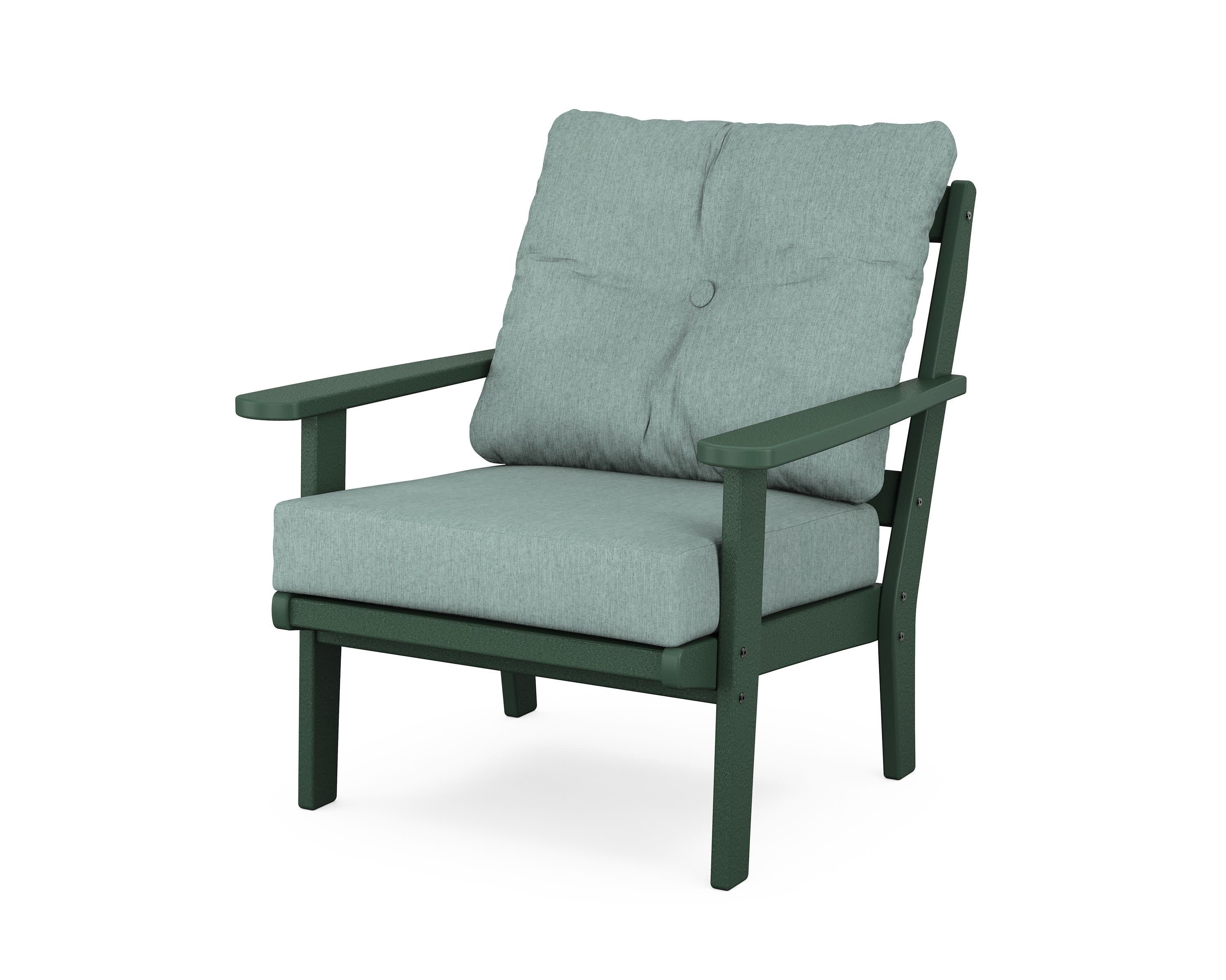 Mission Deep Seating Chair in Green / Glacier Spa