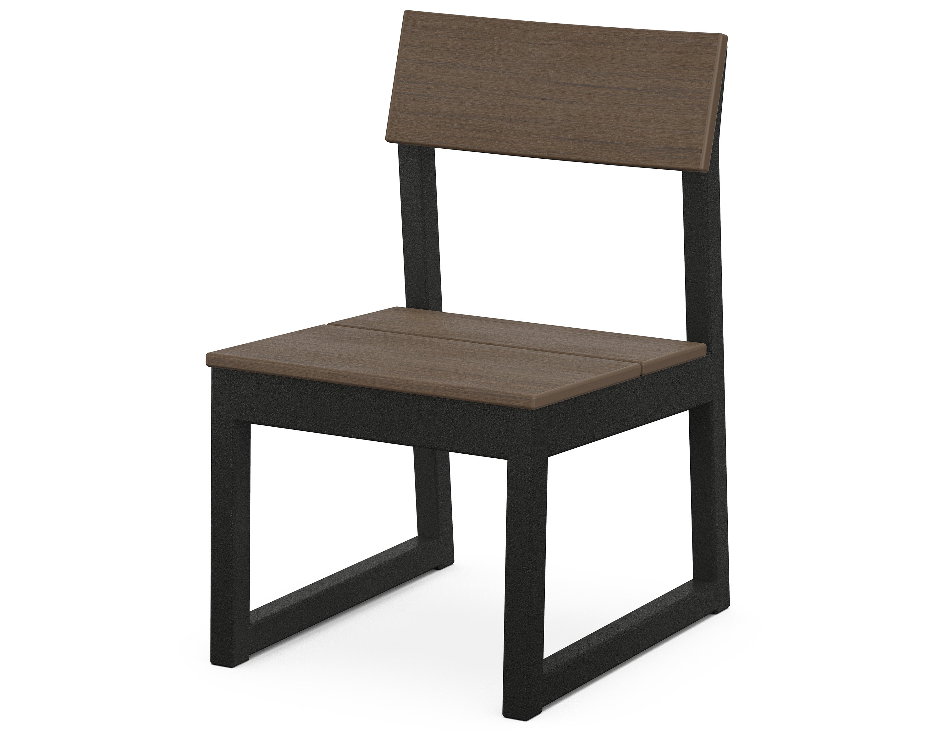 EDGE Dining Side Chair in Black / Kona