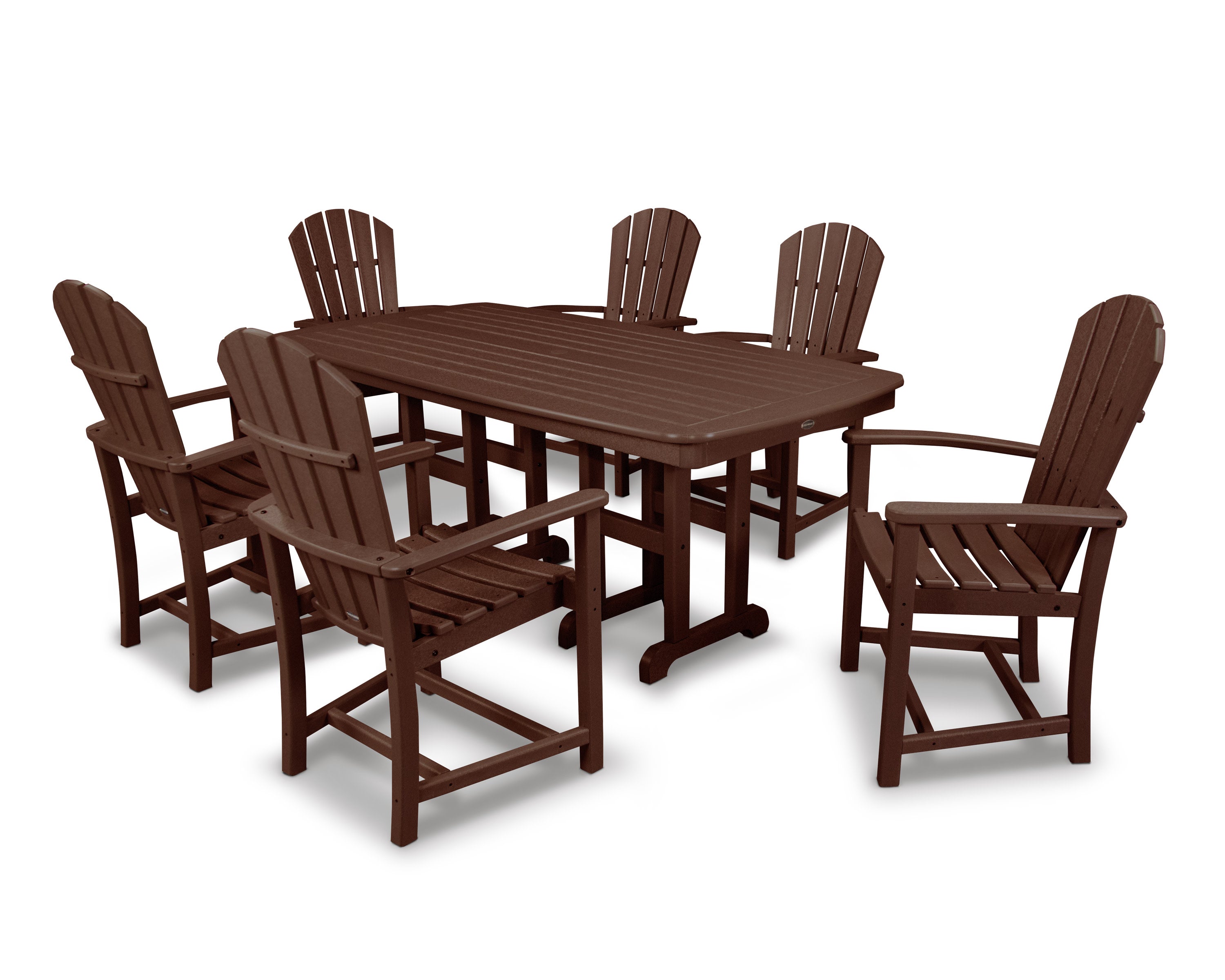 Palm Coast 7-Piece Dining Set in Mahogany