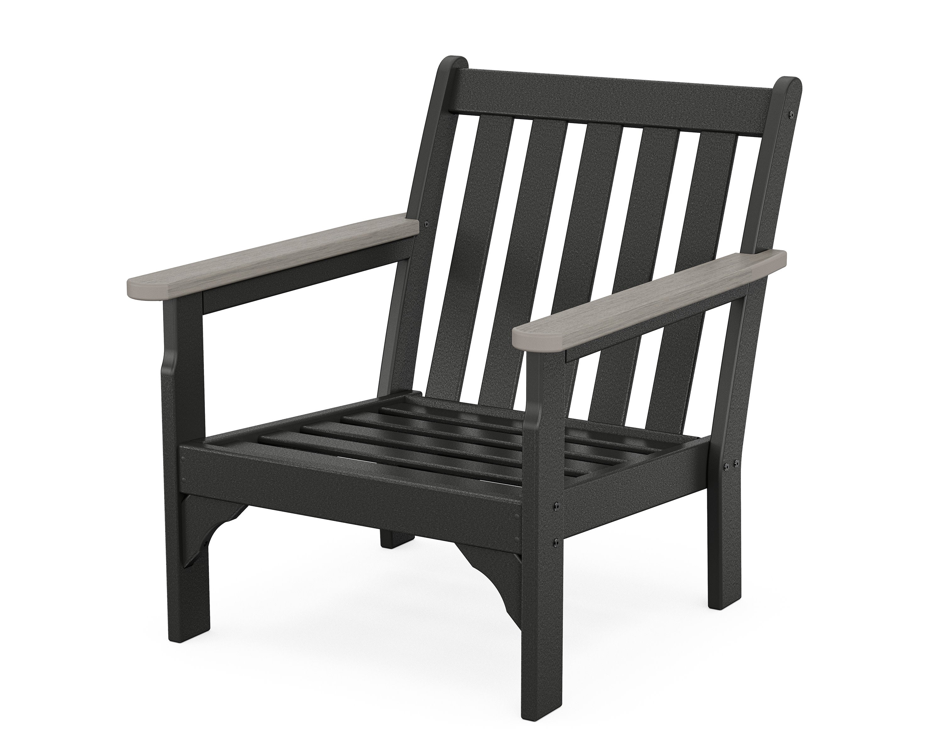 Vineyard Chair Frame in Black / Driftwood
