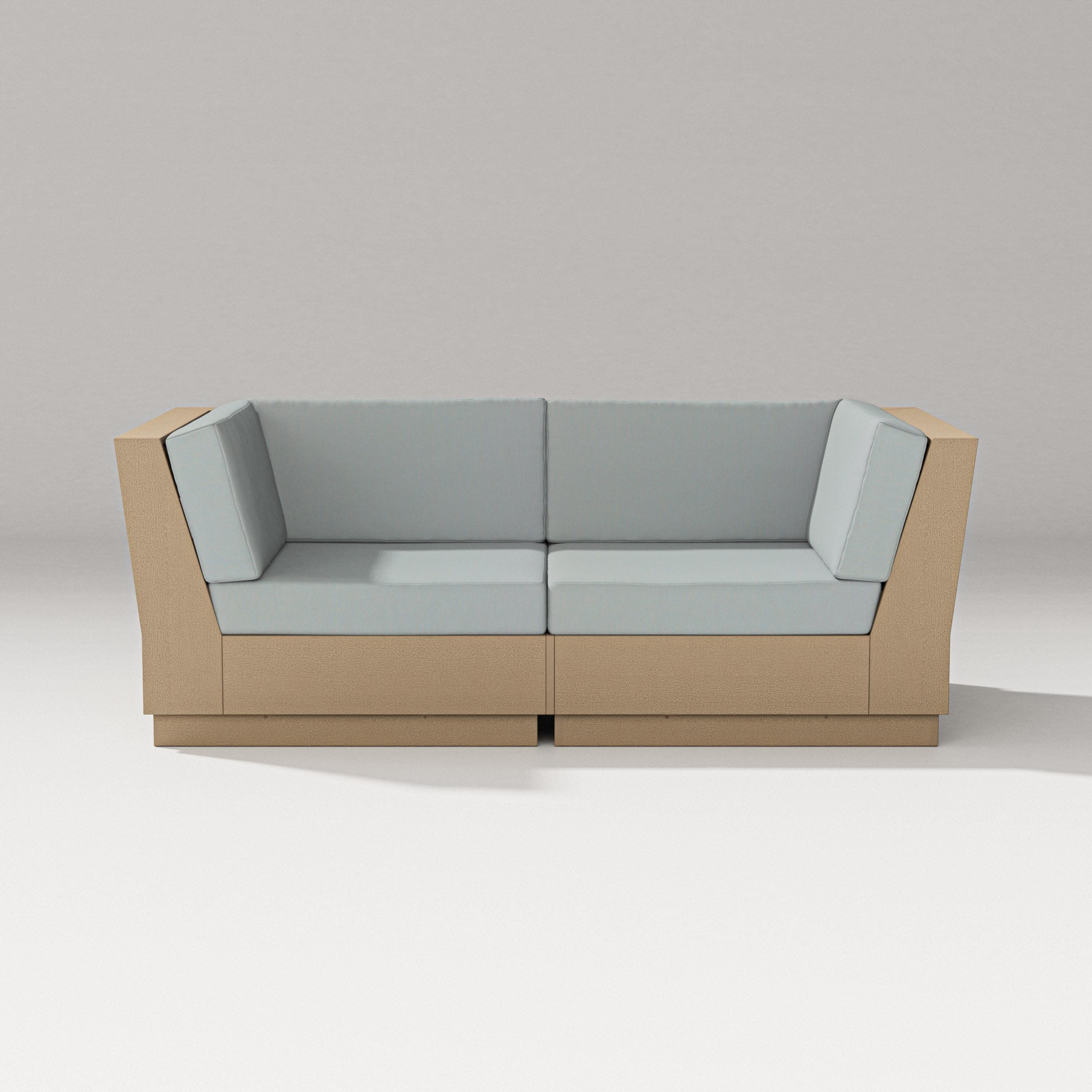 Elevate Loveseat Sectional in Vintage Sahara / Spa