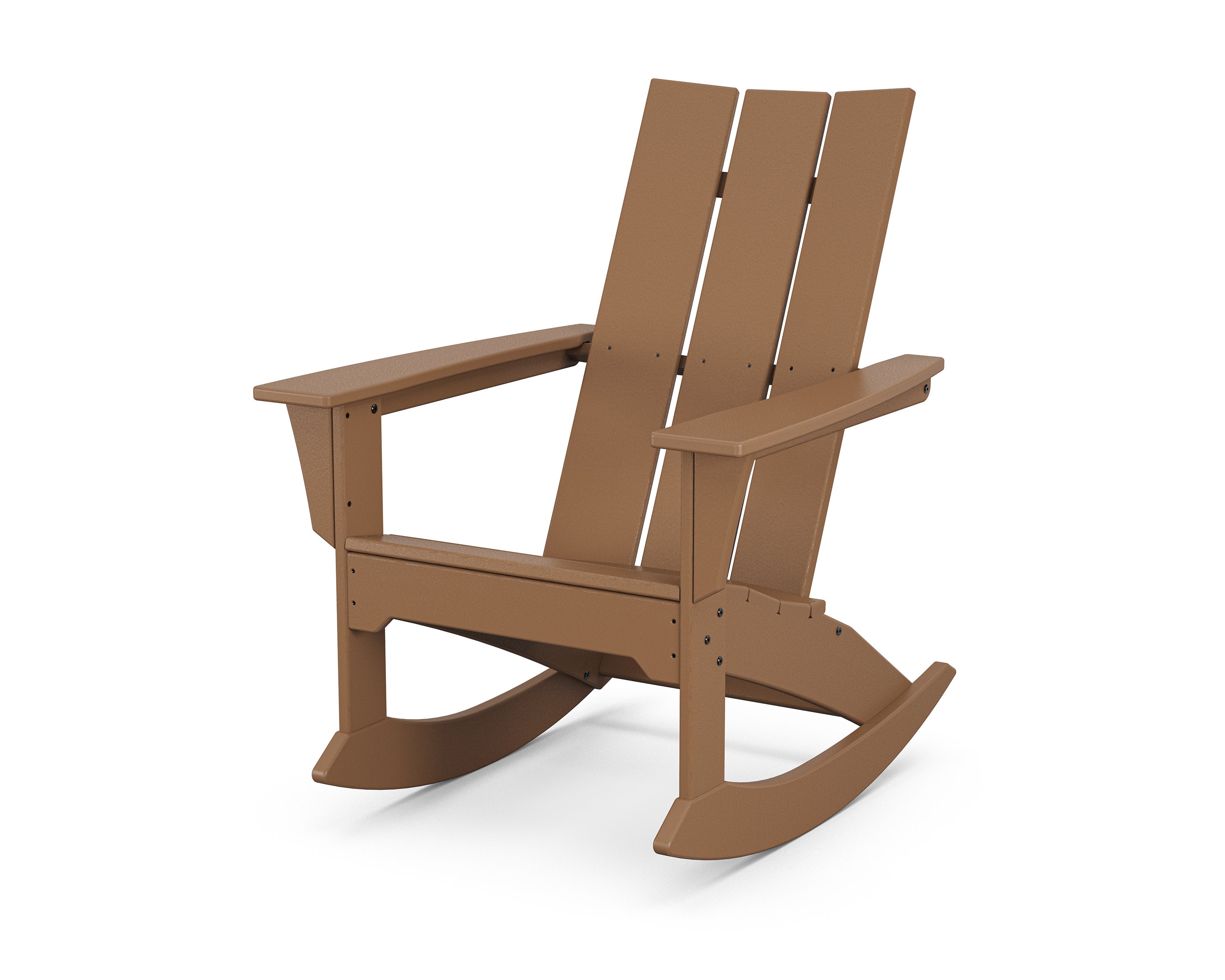 Modern Adirondack Rocker in Teak