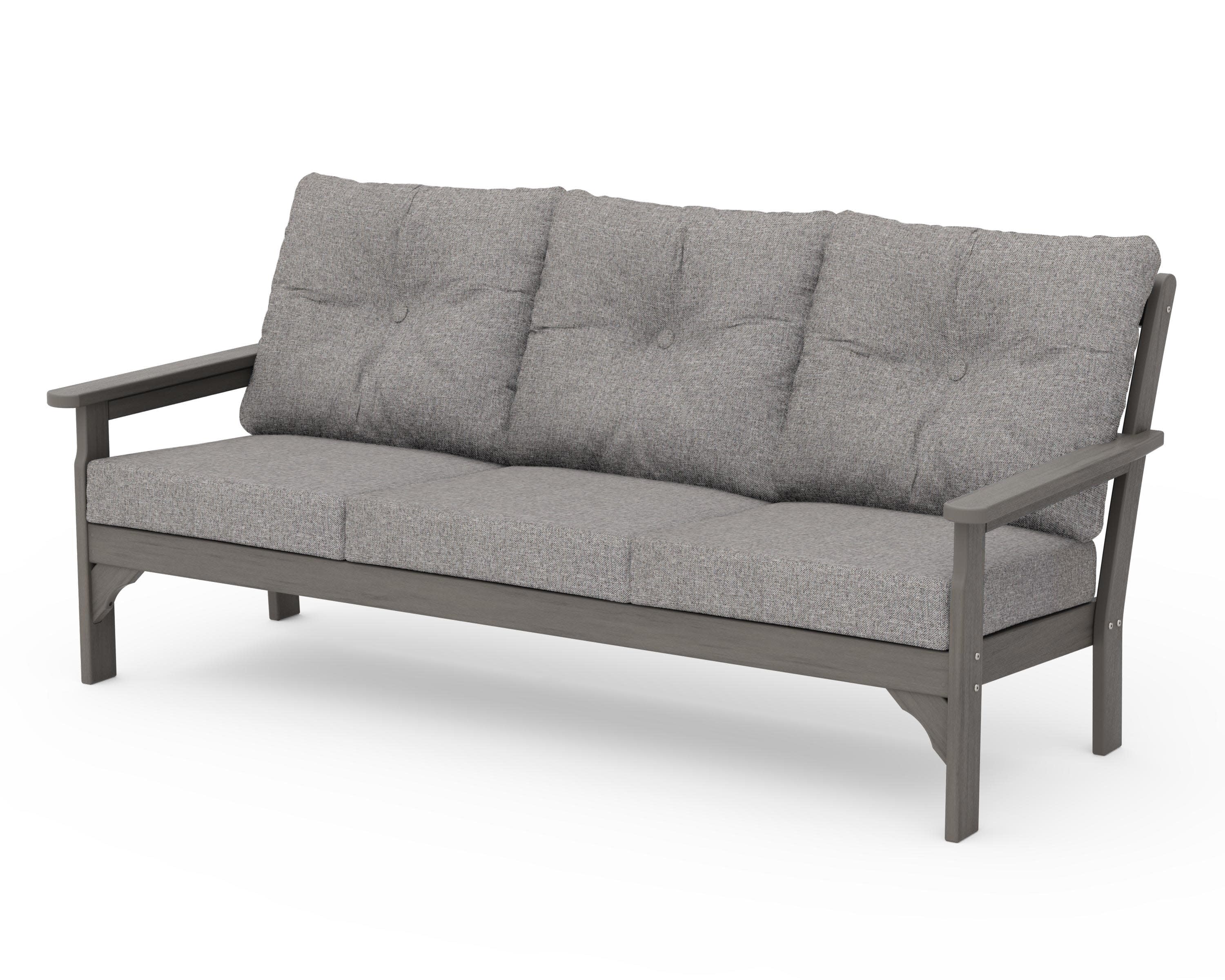 Vineyard Deep Seating Sofa in Driftwood / Grey Mist