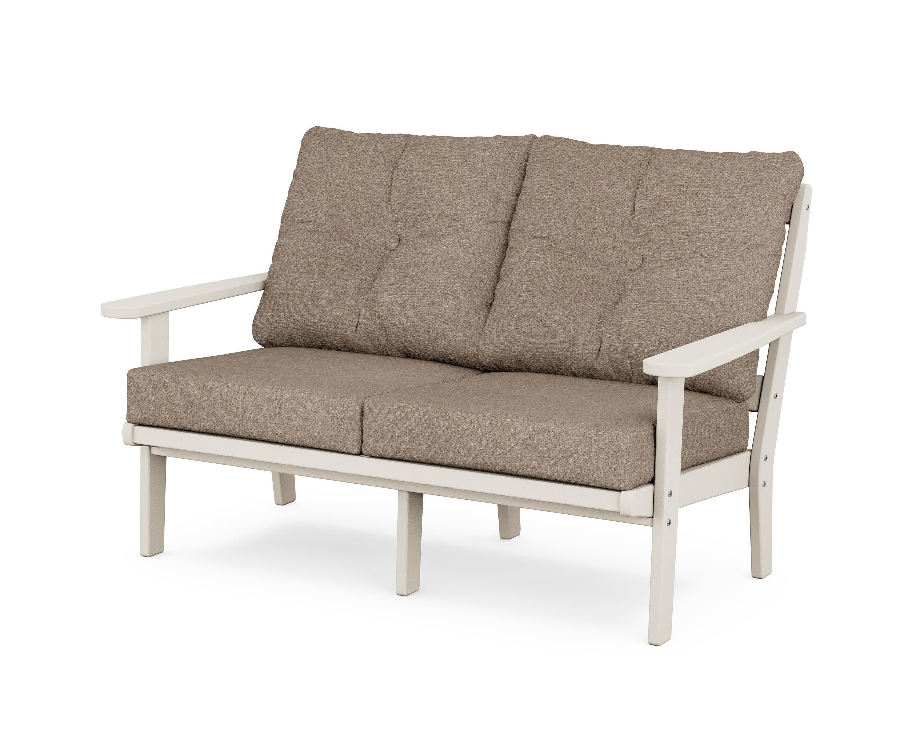 Mission Deep SeatingLoveseat in Sand / Spiced Burlap